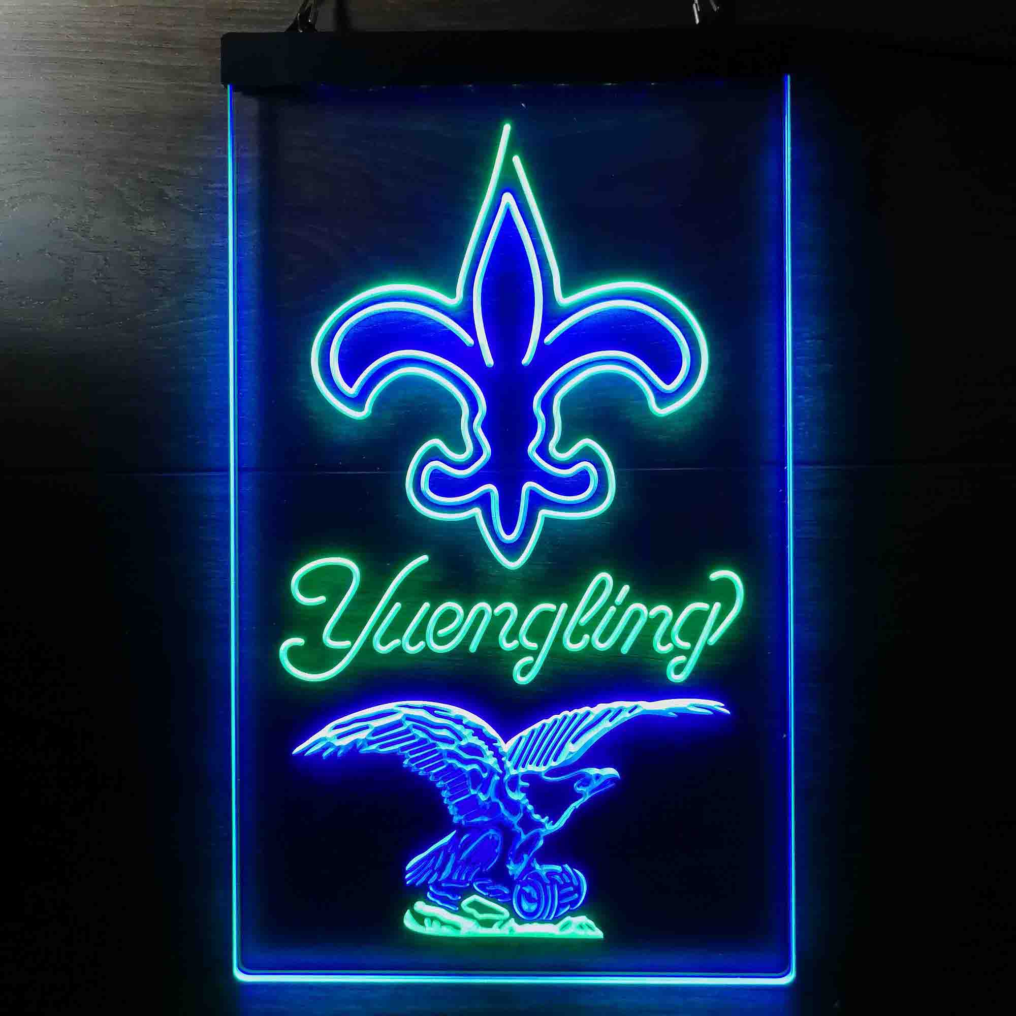 Yuengling Bar New Orleans Saints Est. 1967 Neon-Like Led Light Sign