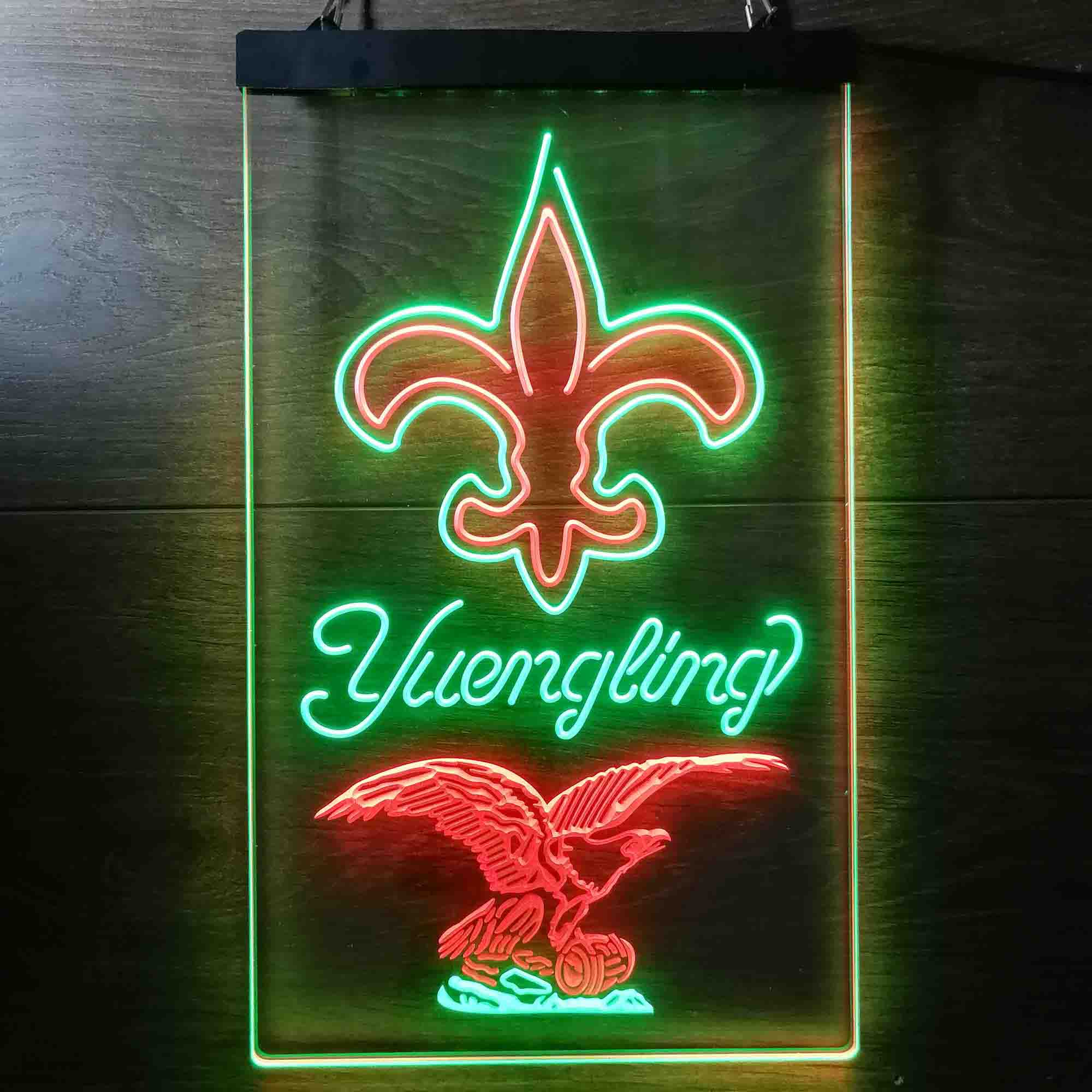 Yuengling Bar New Orleans Saints Est. 1967 Neon-Like Led Light Sign