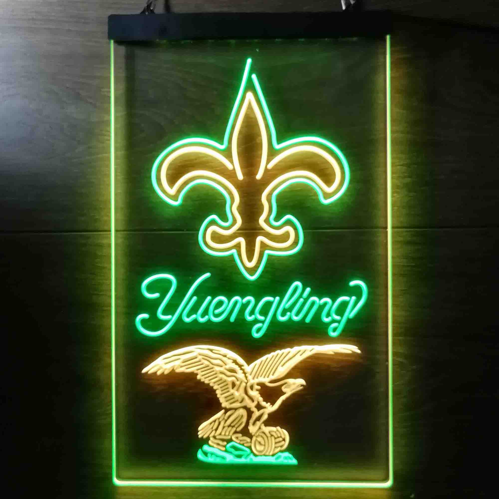 Yuengling Bar New Orleans Saints Est. 1967 Neon-Like Led Light Sign