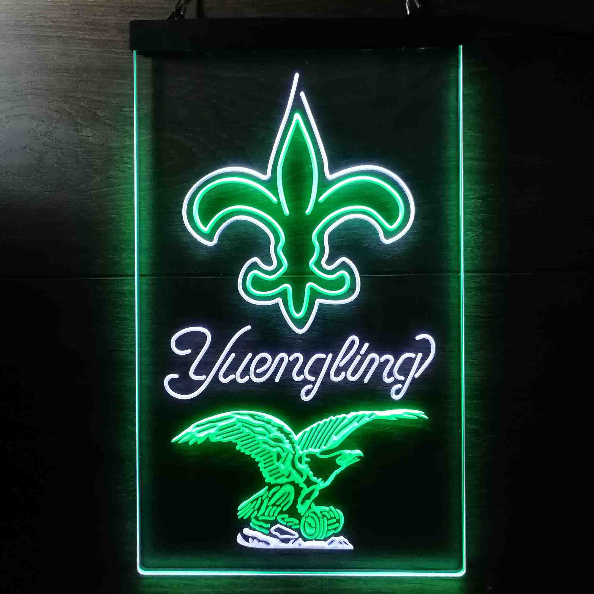 Yuengling Bar New Orleans Saints Est. 1967 Neon-Like Led Light Sign