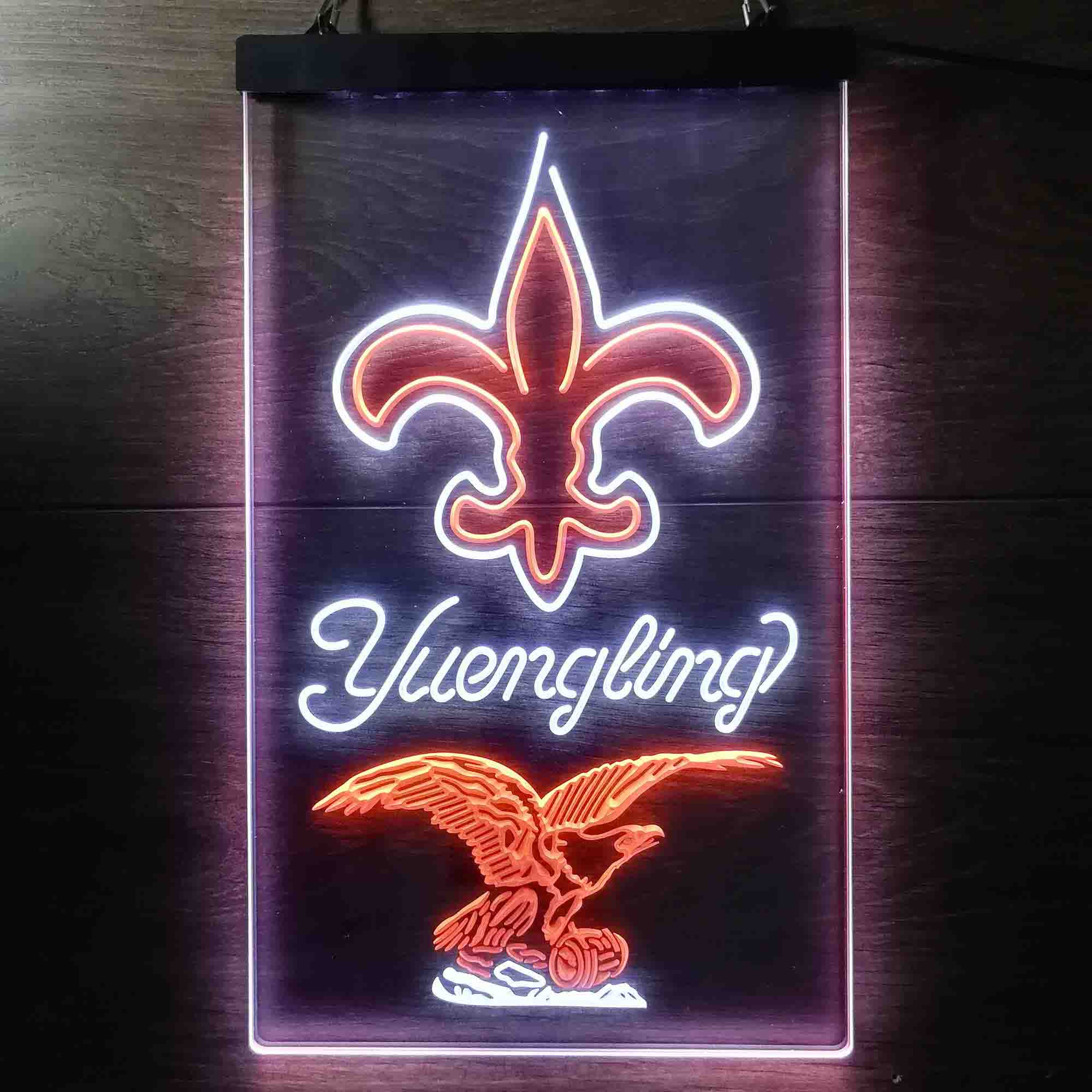 Yuengling Bar New Orleans Saints Est. 1967 Neon-Like Led Light Sign