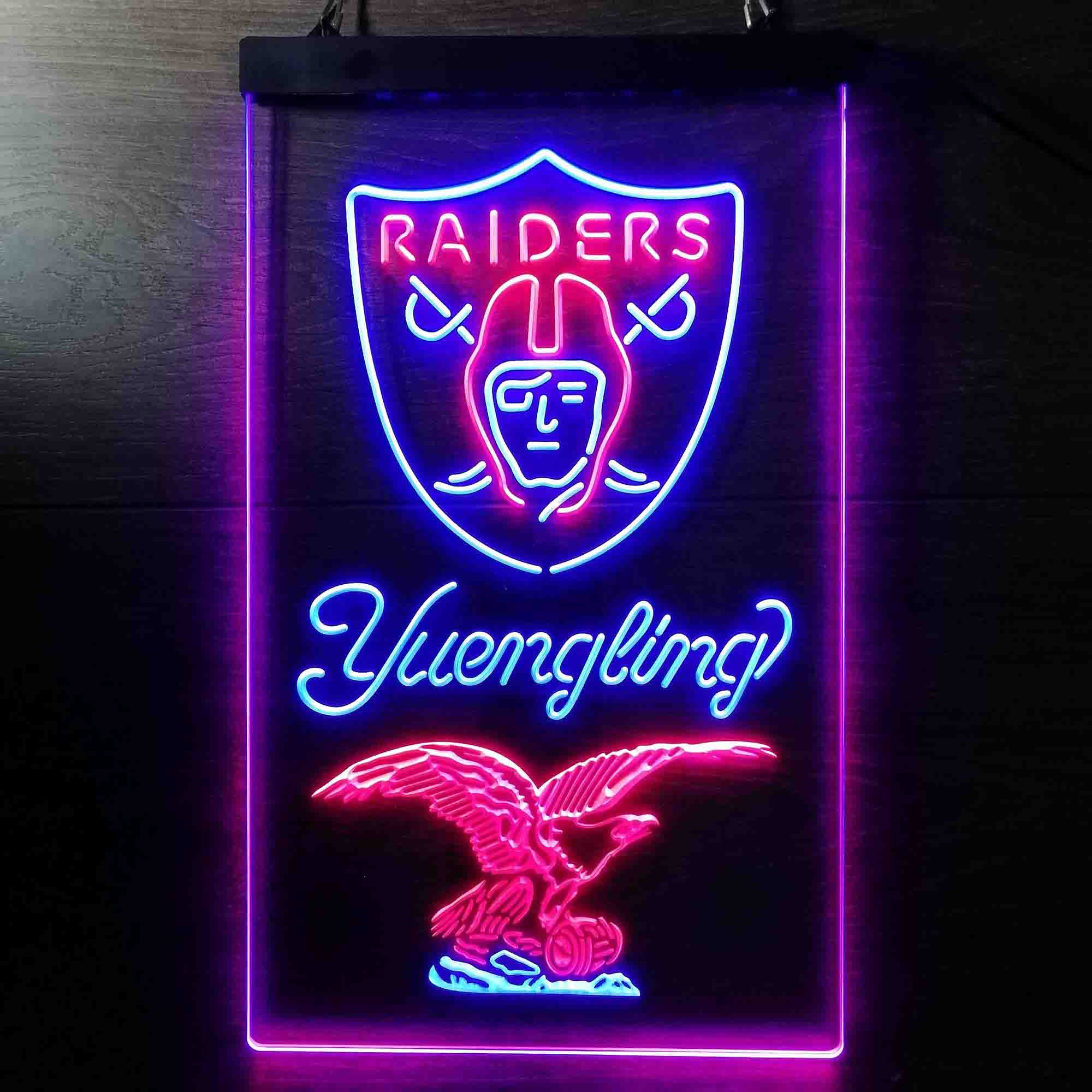 Yuengling Bar Las Vegas Raiders Led Light Sign