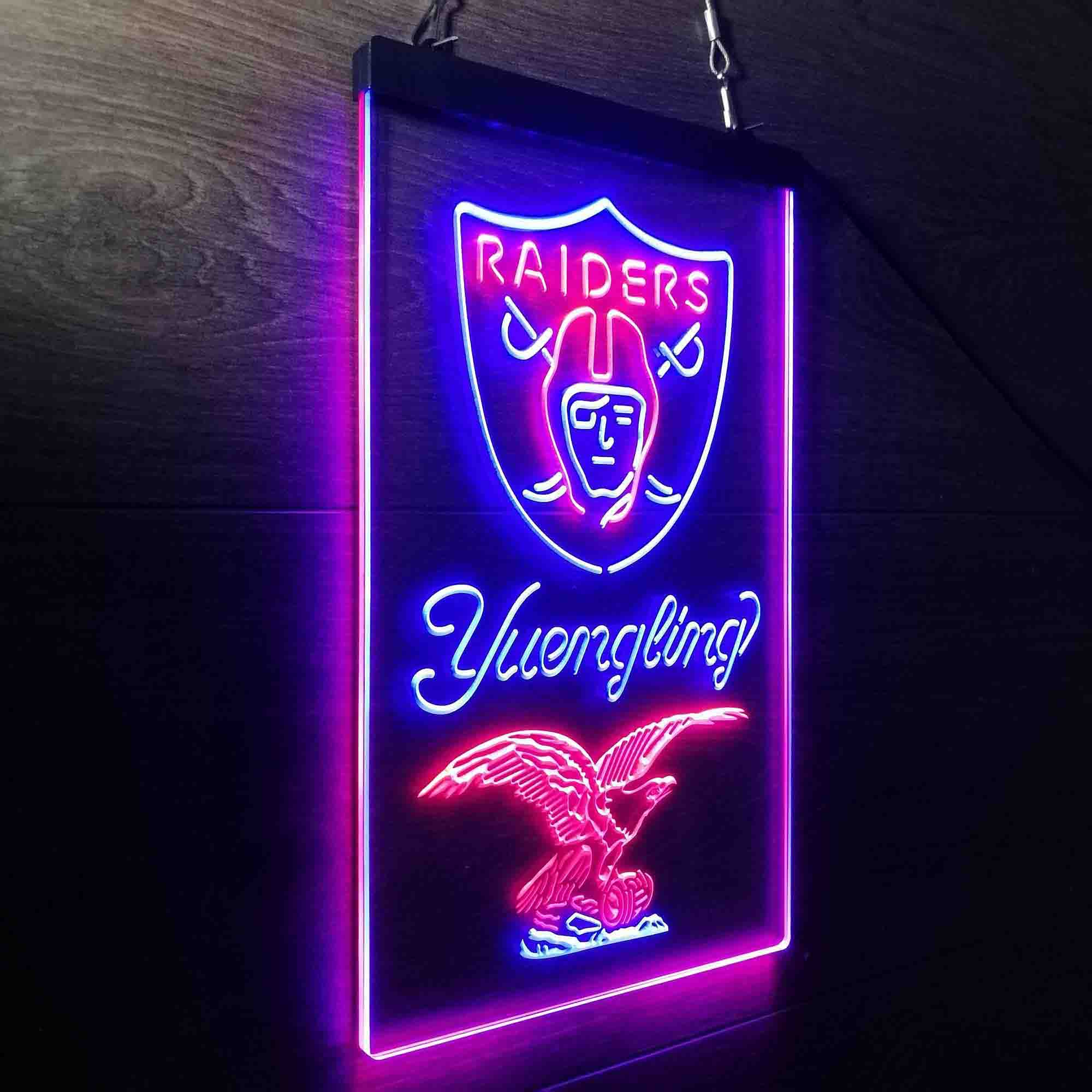 Yuengling Bar Las Vegas Raiders Led Light Sign