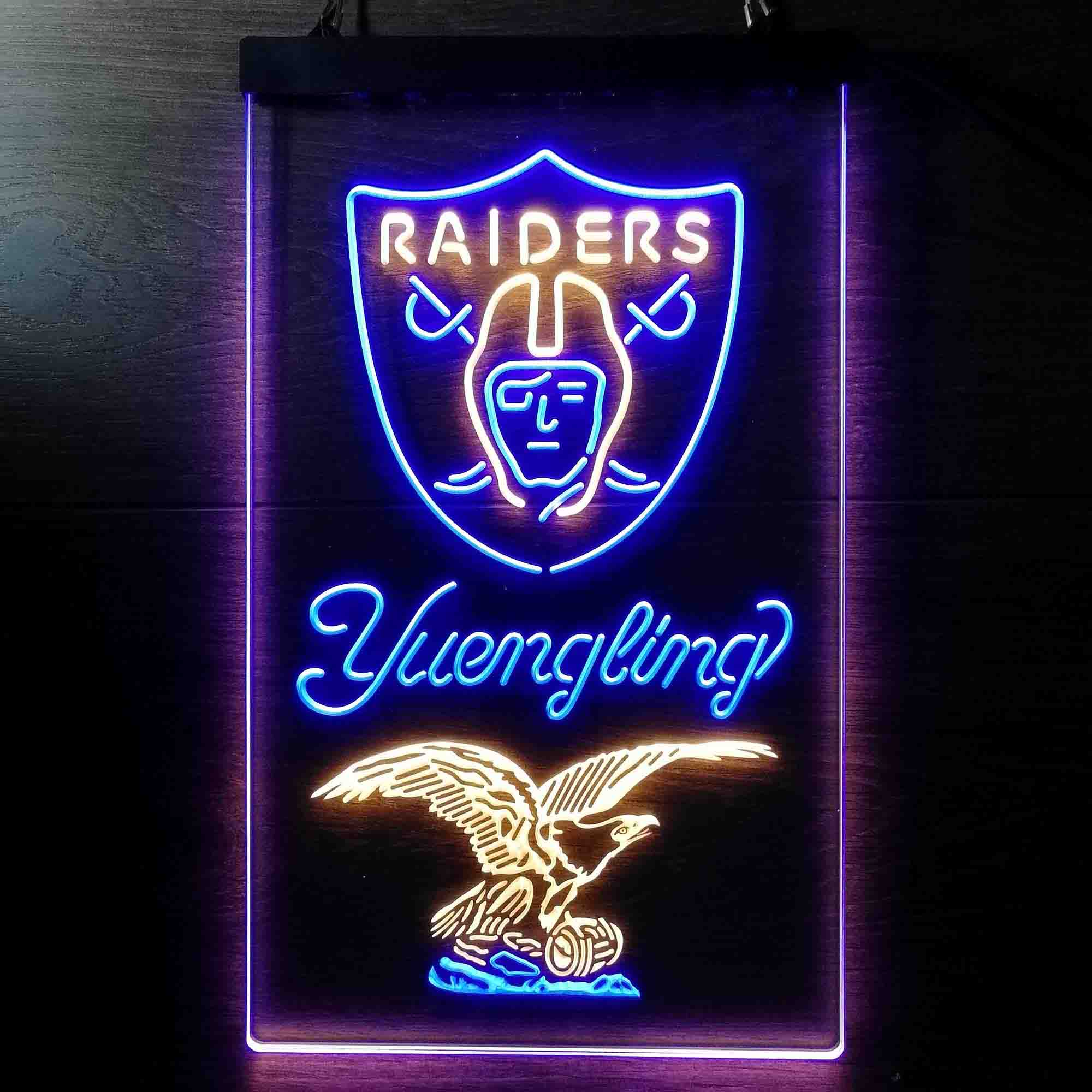 Yuengling Bar Las Vegas Raiders Led Light Sign