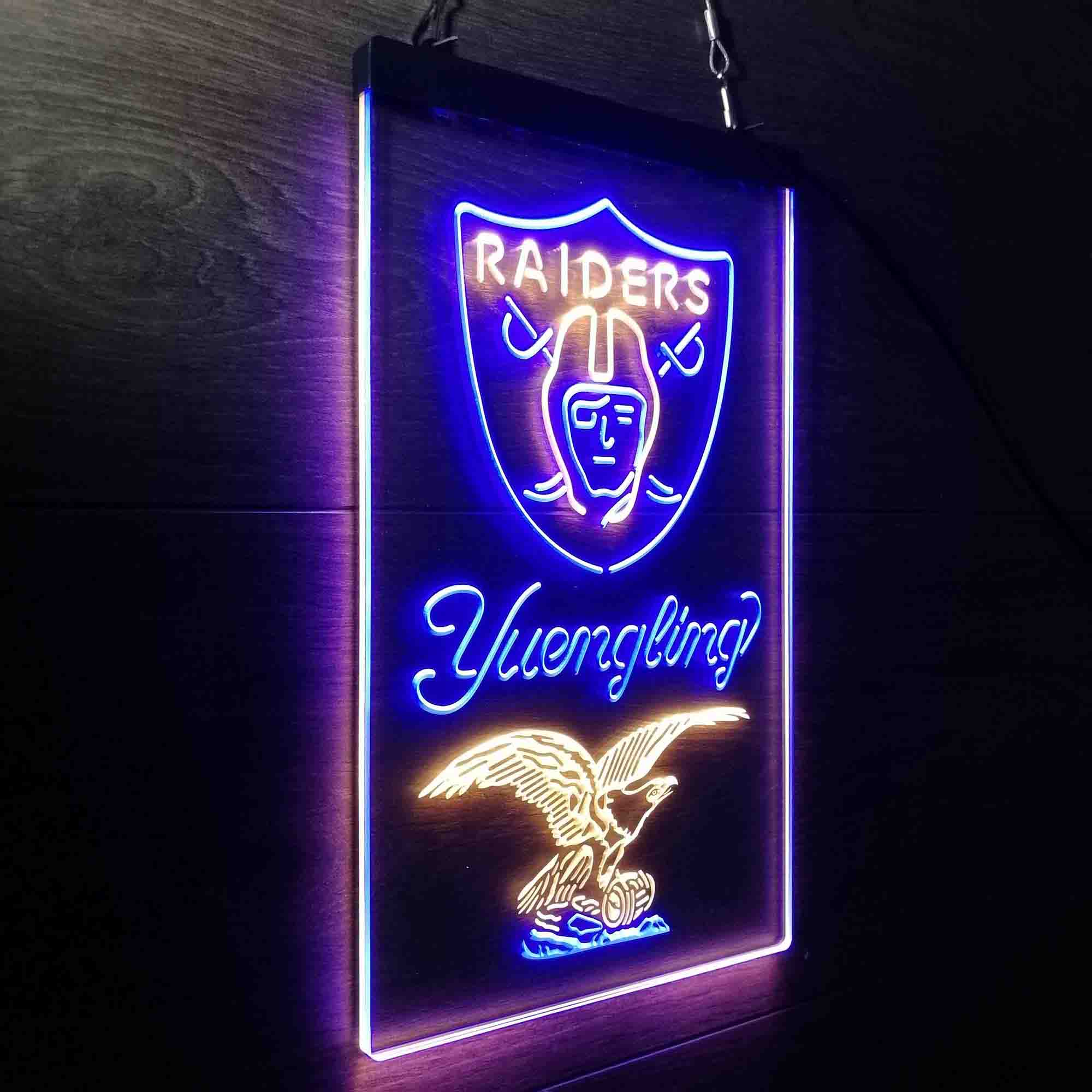 Yuengling Bar Las Vegas Raiders Led Light Sign