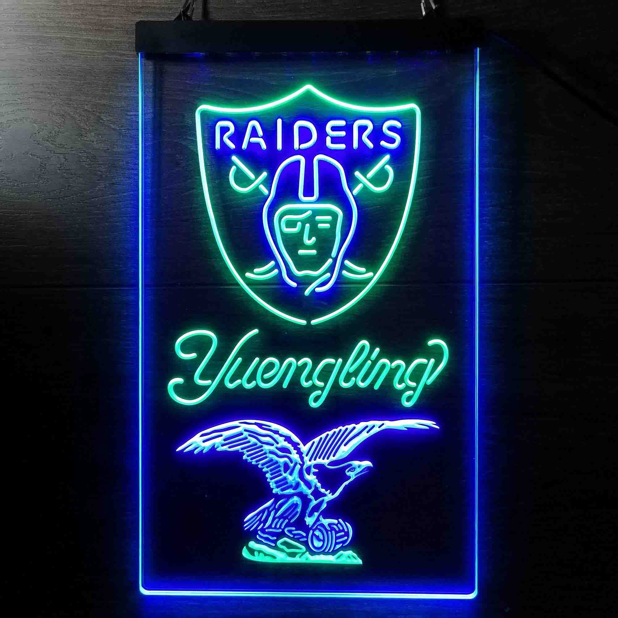 Yuengling Bar Las Vegas Raiders Led Light Sign