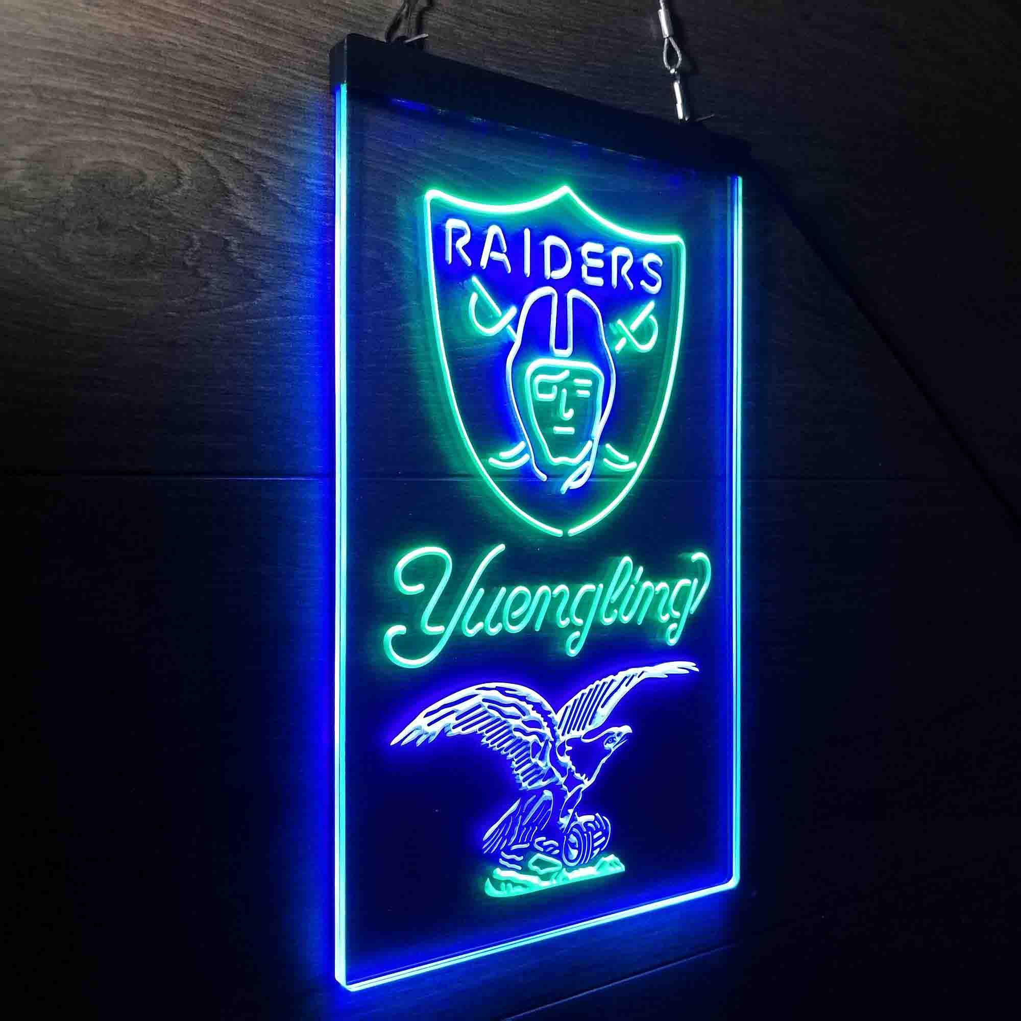 Yuengling Bar Las Vegas Raiders Led Light Sign