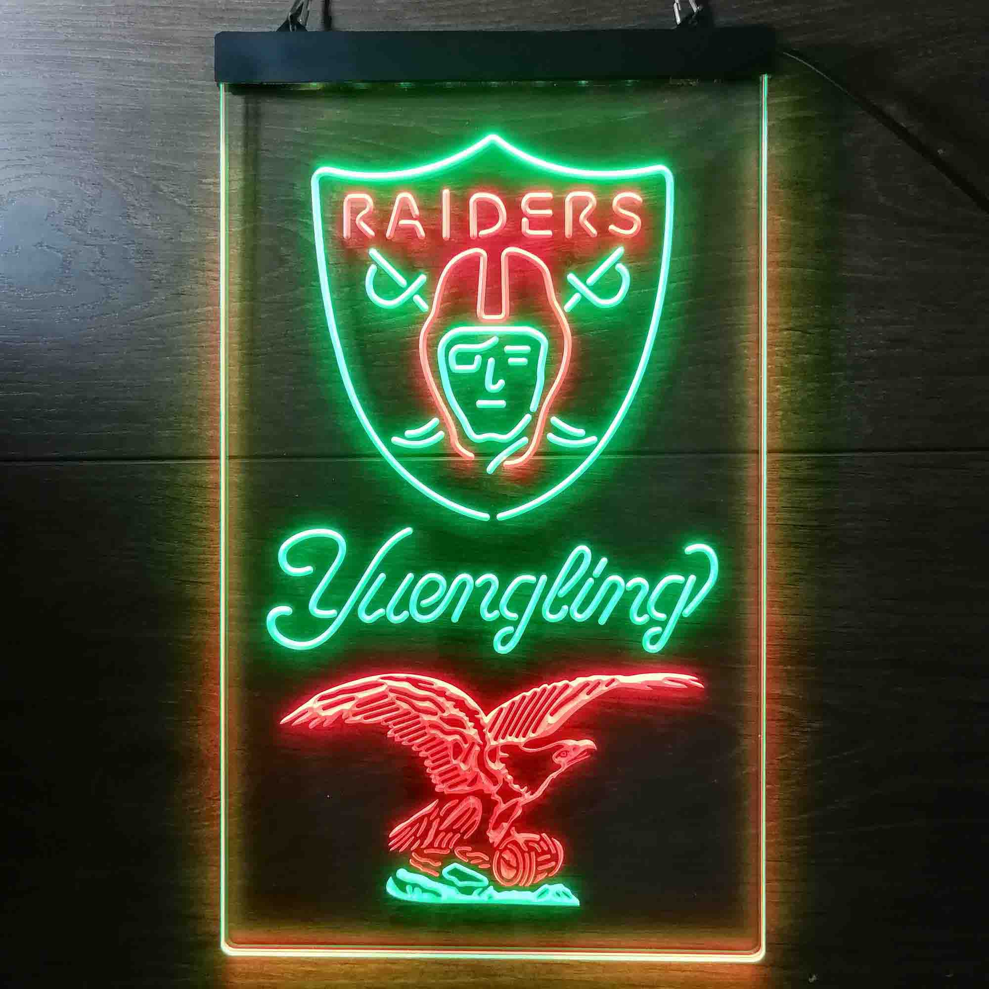 Yuengling Bar Las Vegas Raiders Led Light Sign