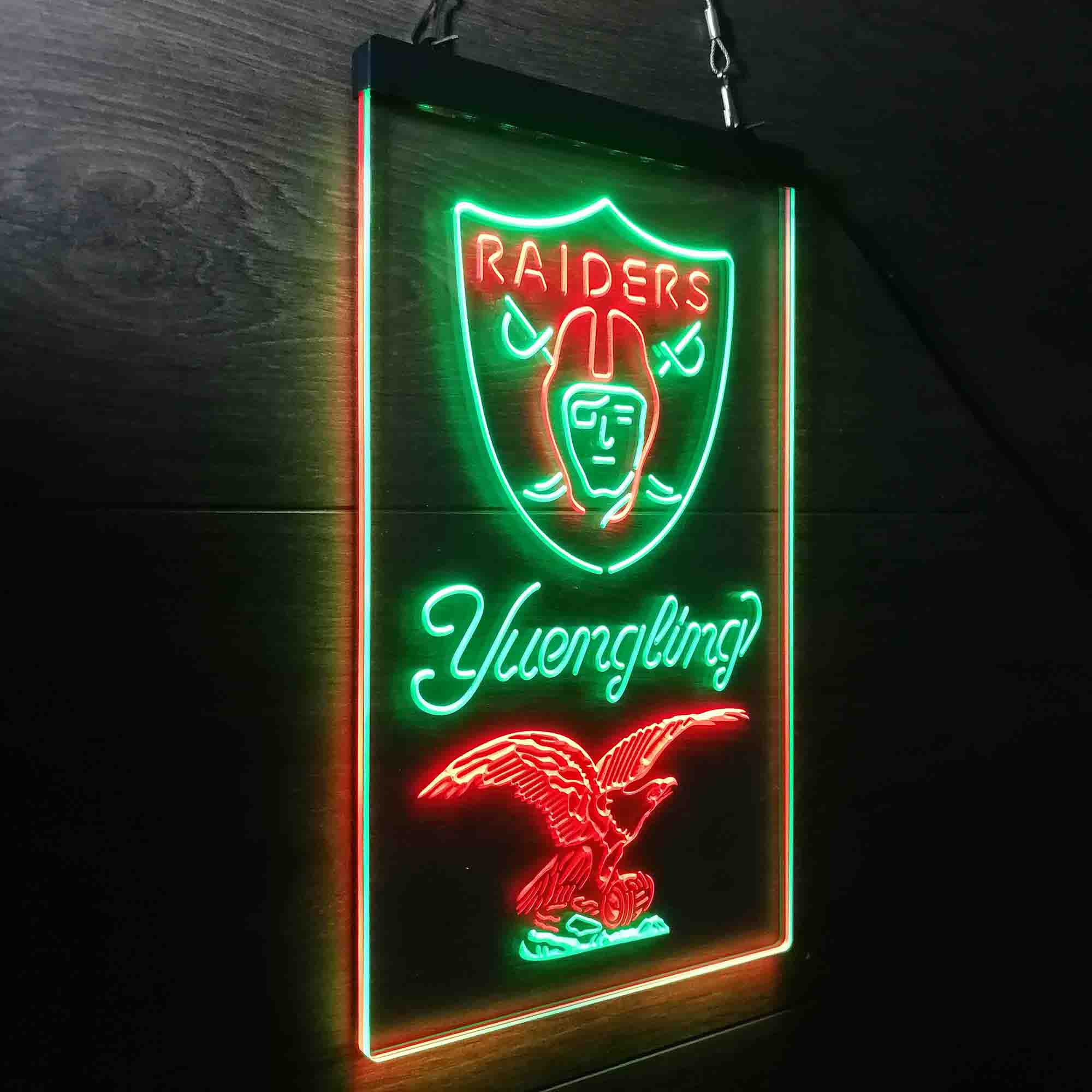 Yuengling Bar Las Vegas Raiders Led Light Sign