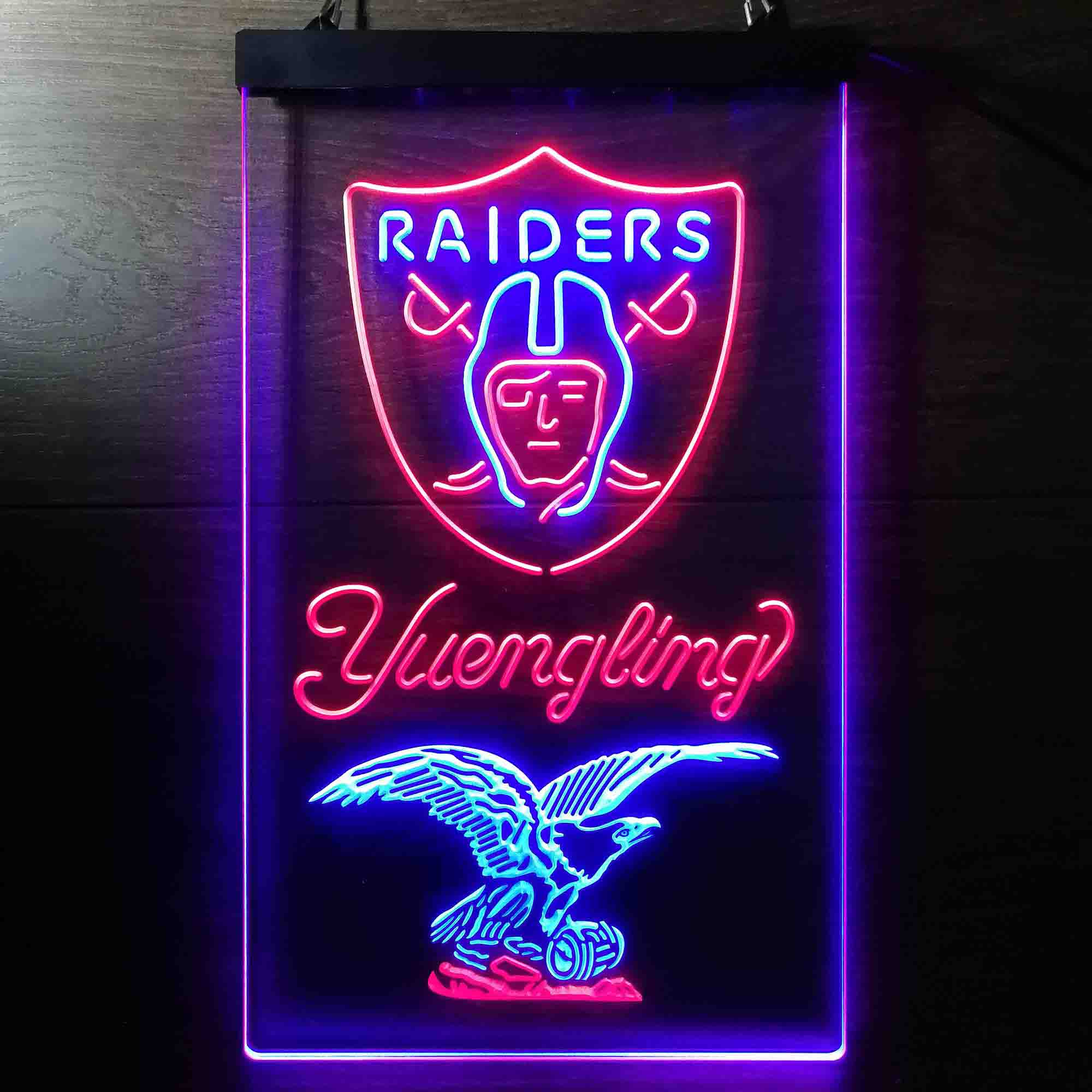 Yuengling Bar Las Vegas Raiders Led Light Sign