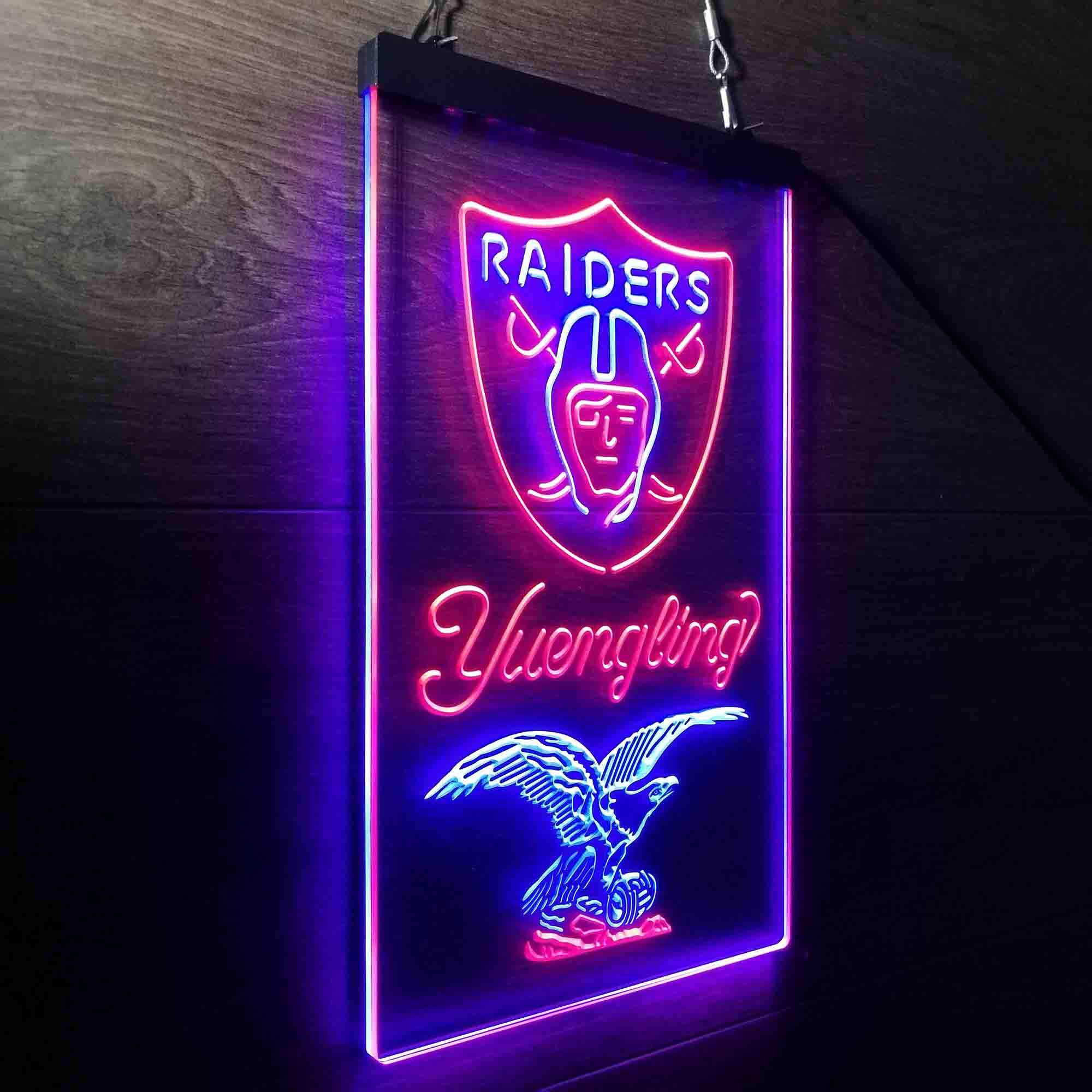 Yuengling Bar Las Vegas Raiders Led Light Sign