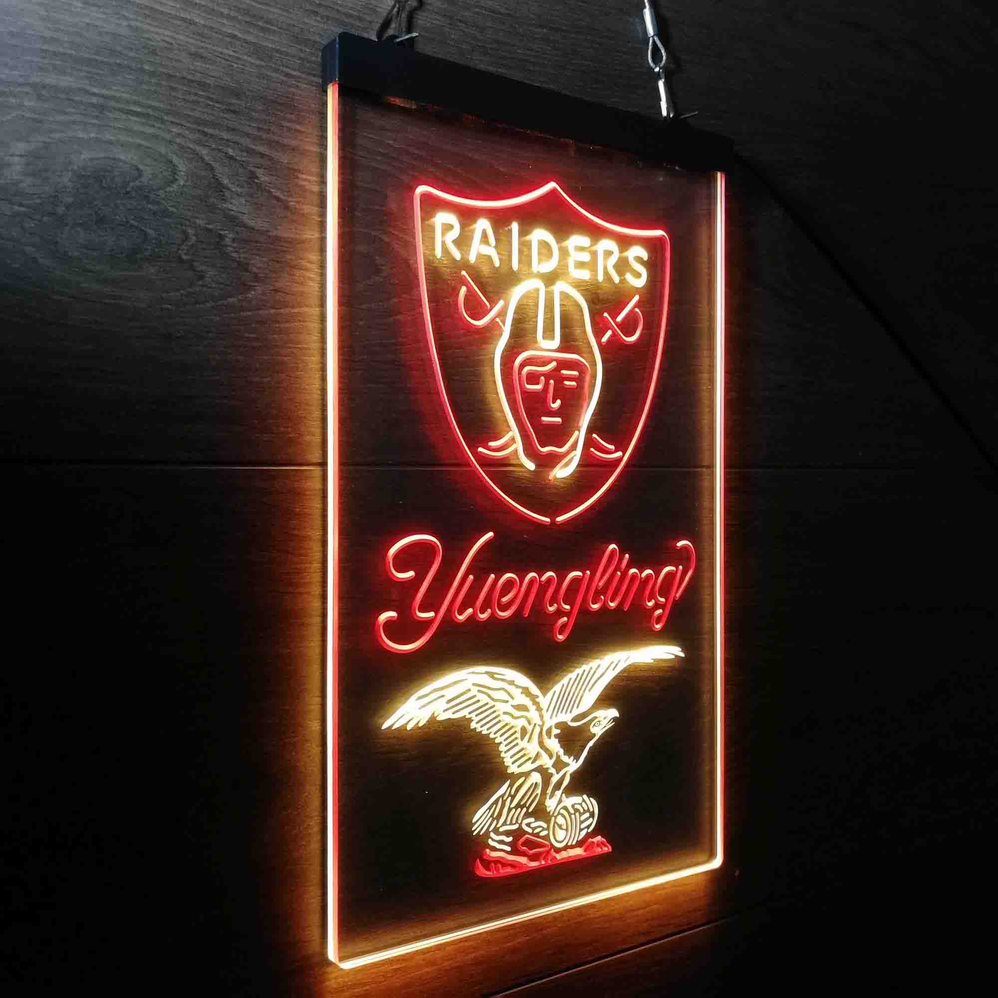 Yuengling Bar Las Vegas Raiders Led Light Sign