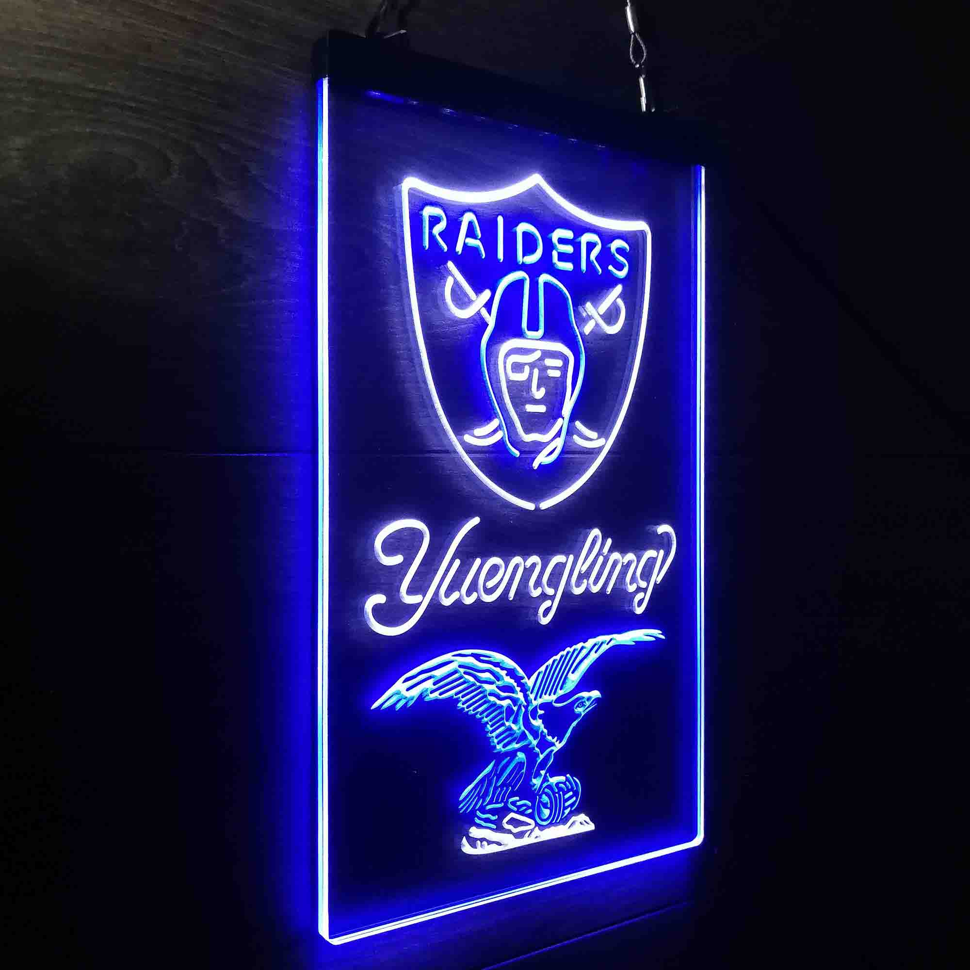 Yuengling Bar Las Vegas Raiders Led Light Sign