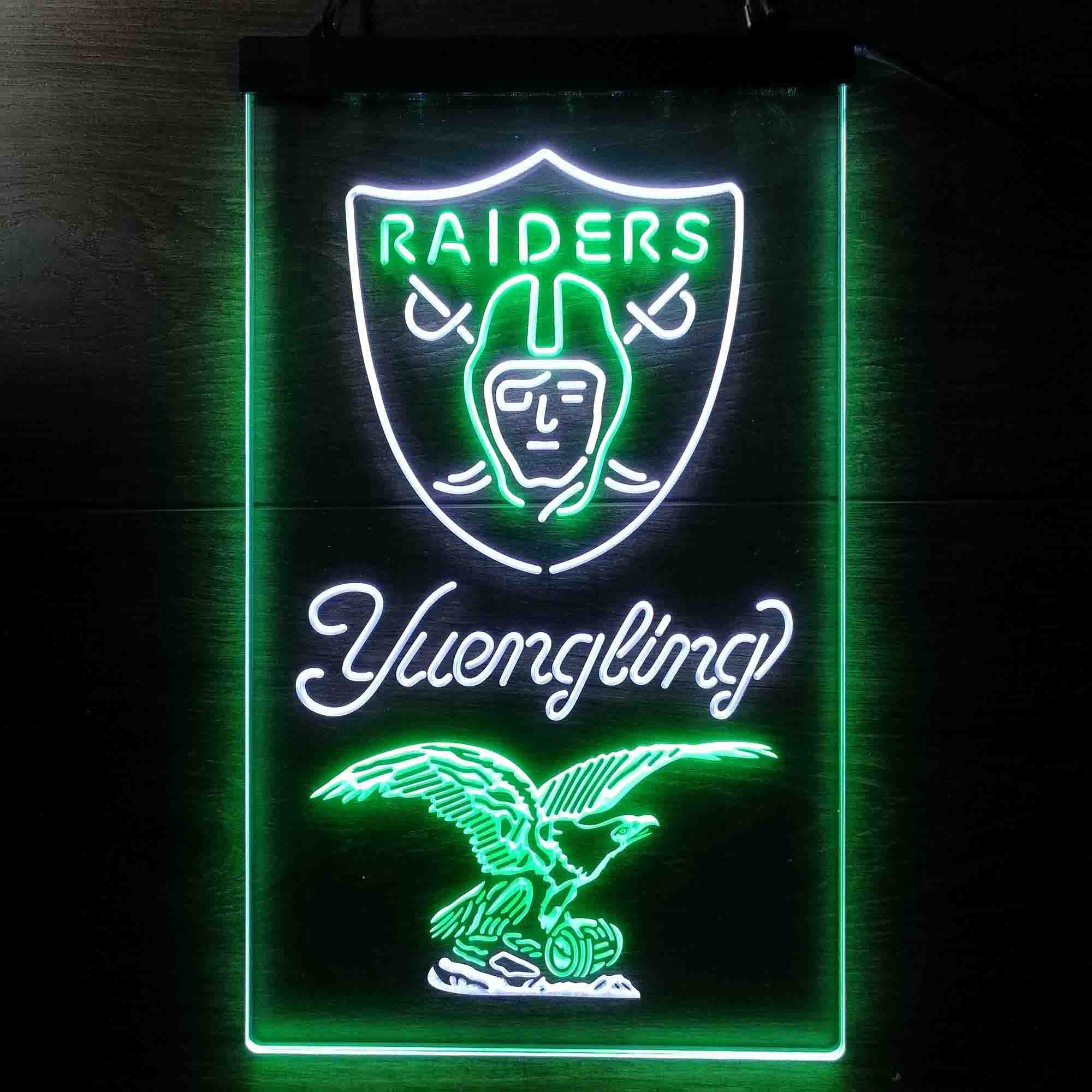 Yuengling Bar Las Vegas Raiders Led Light Sign