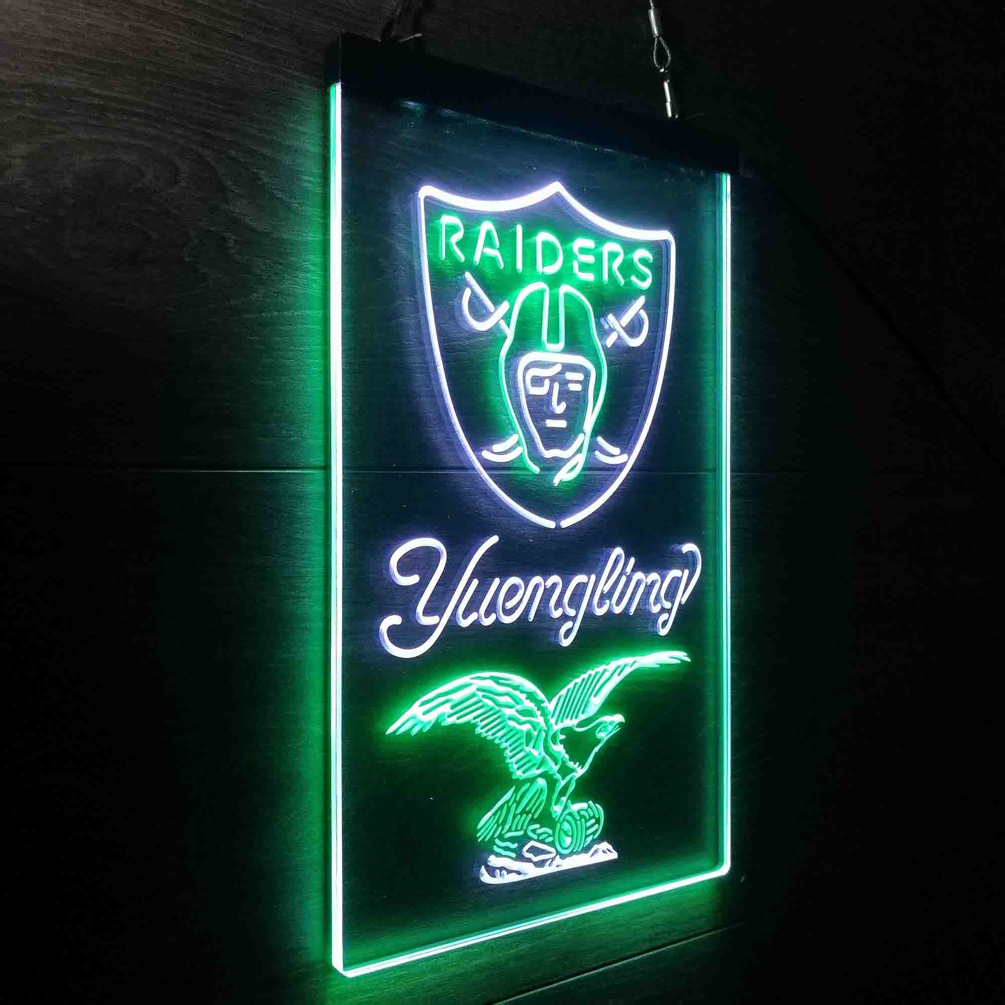 Yuengling Bar Las Vegas Raiders Led Light Sign