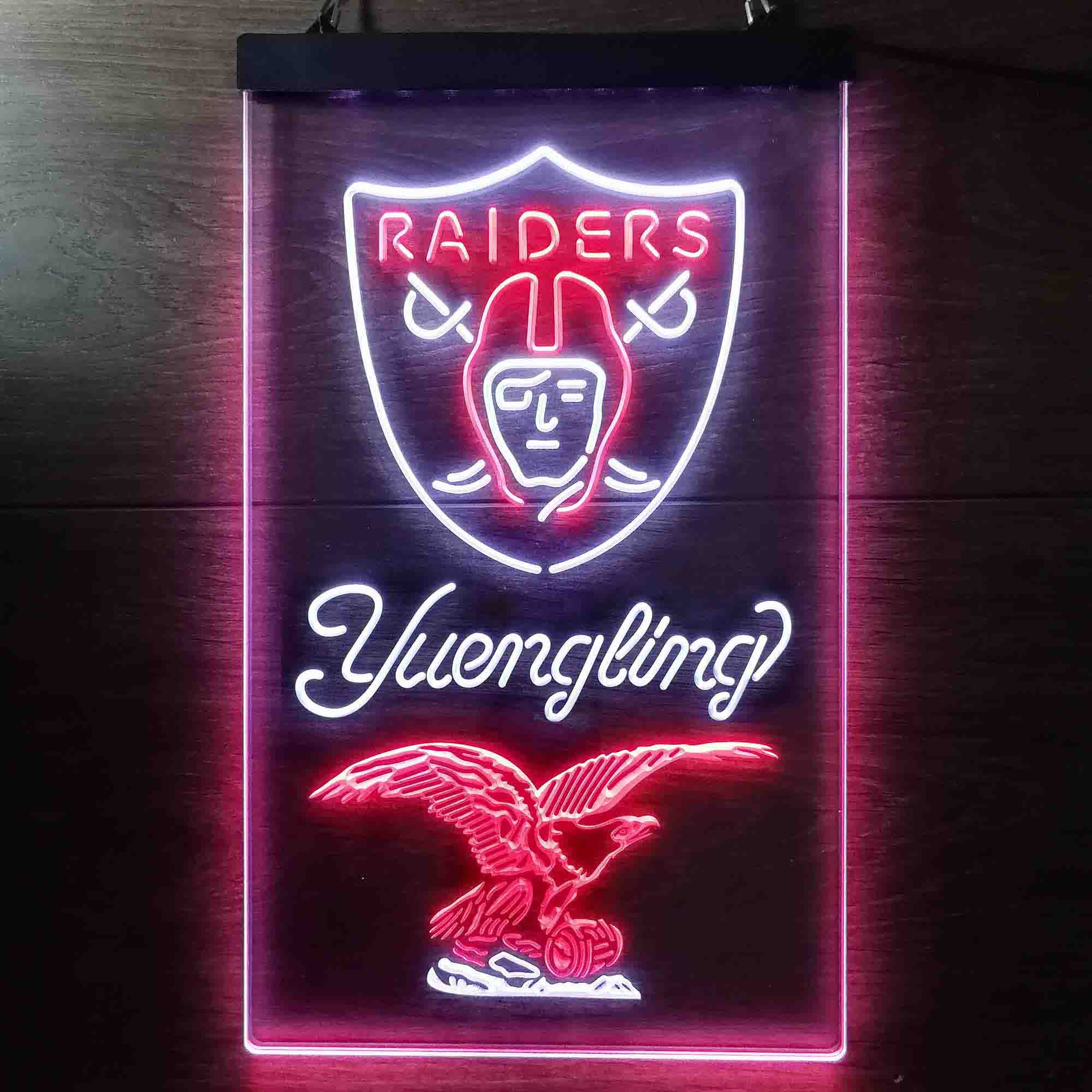 Yuengling Bar Las Vegas Raiders Led Light Sign