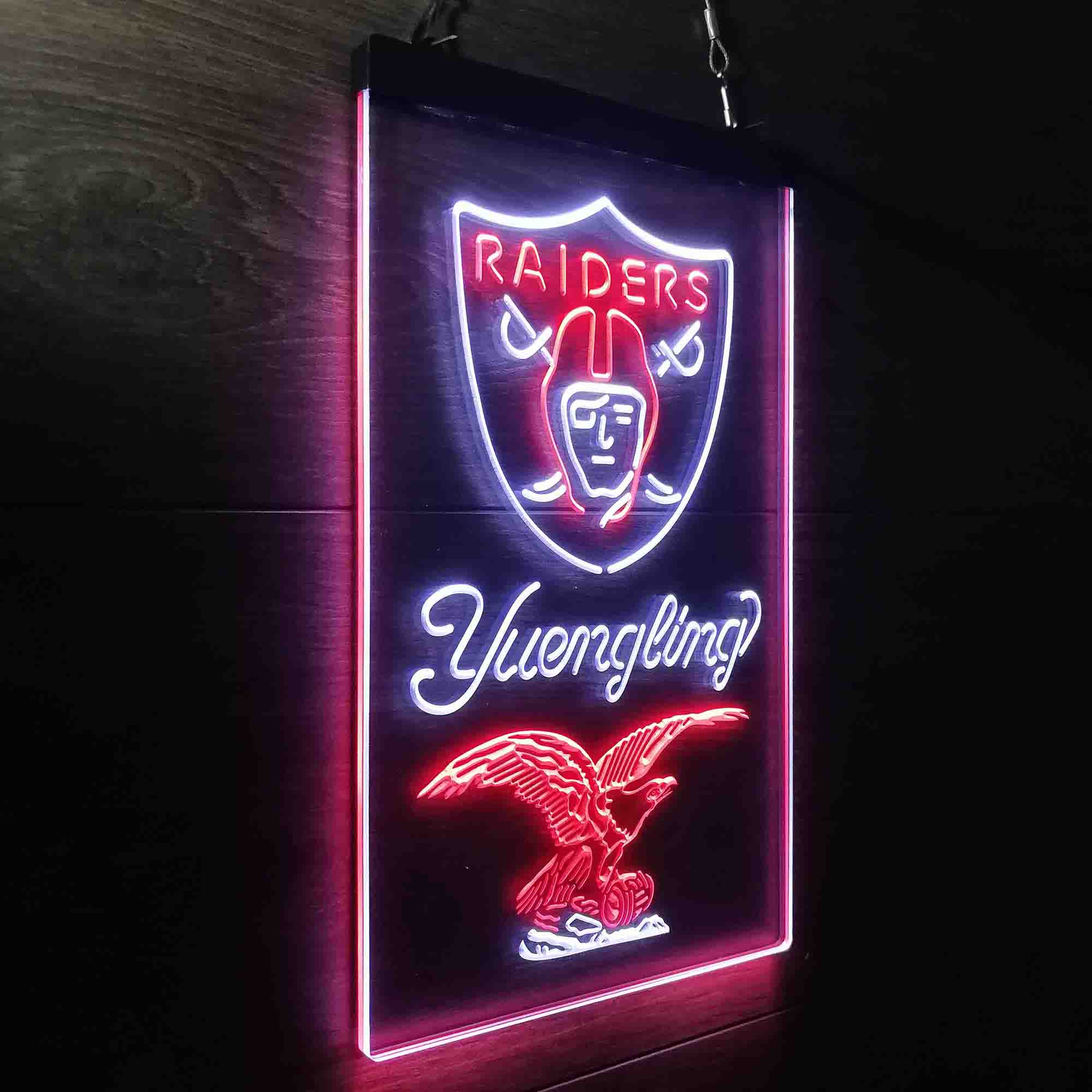 Yuengling Bar Las Vegas Raiders Led Light Sign