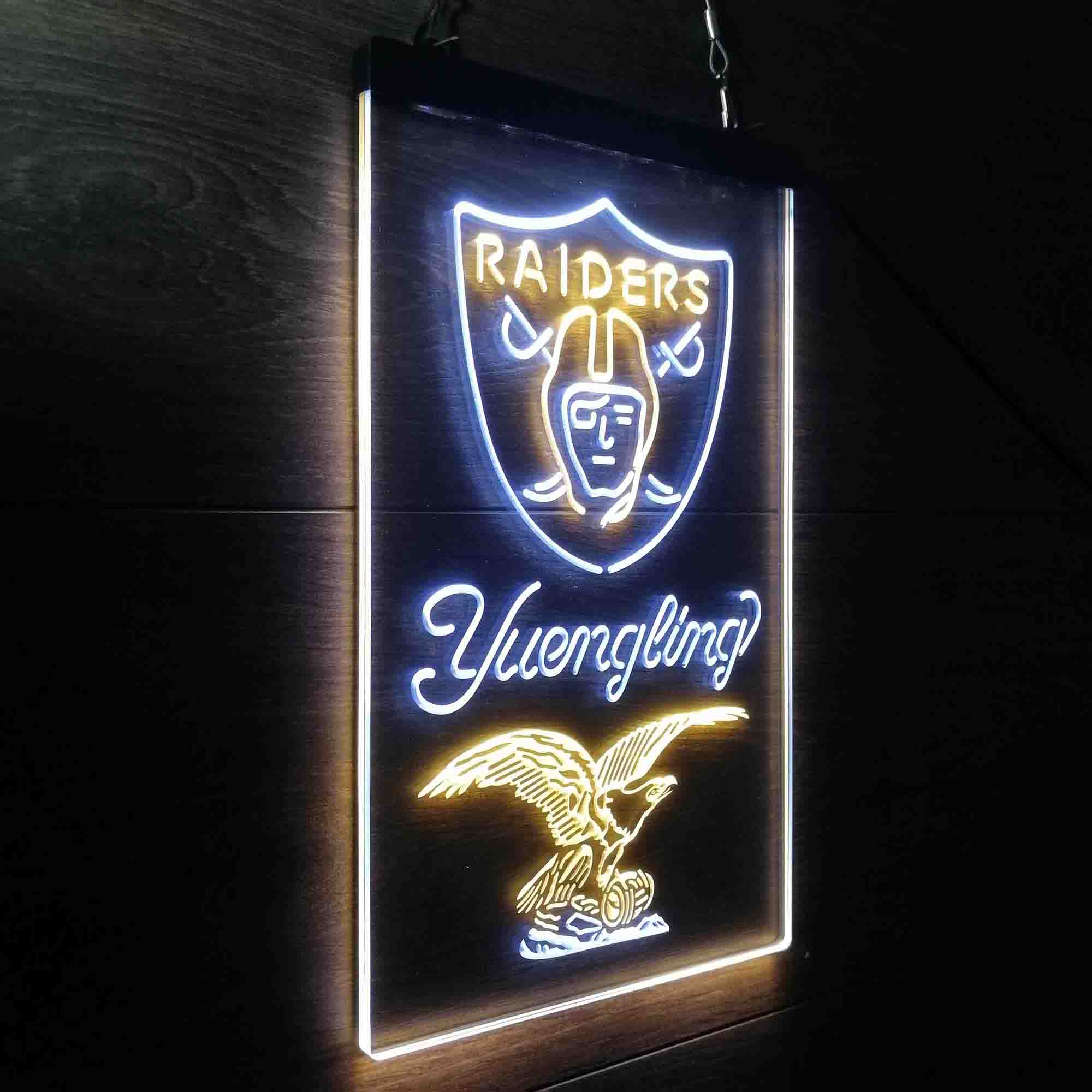 Yuengling Bar Las Vegas Raiders Led Light Sign