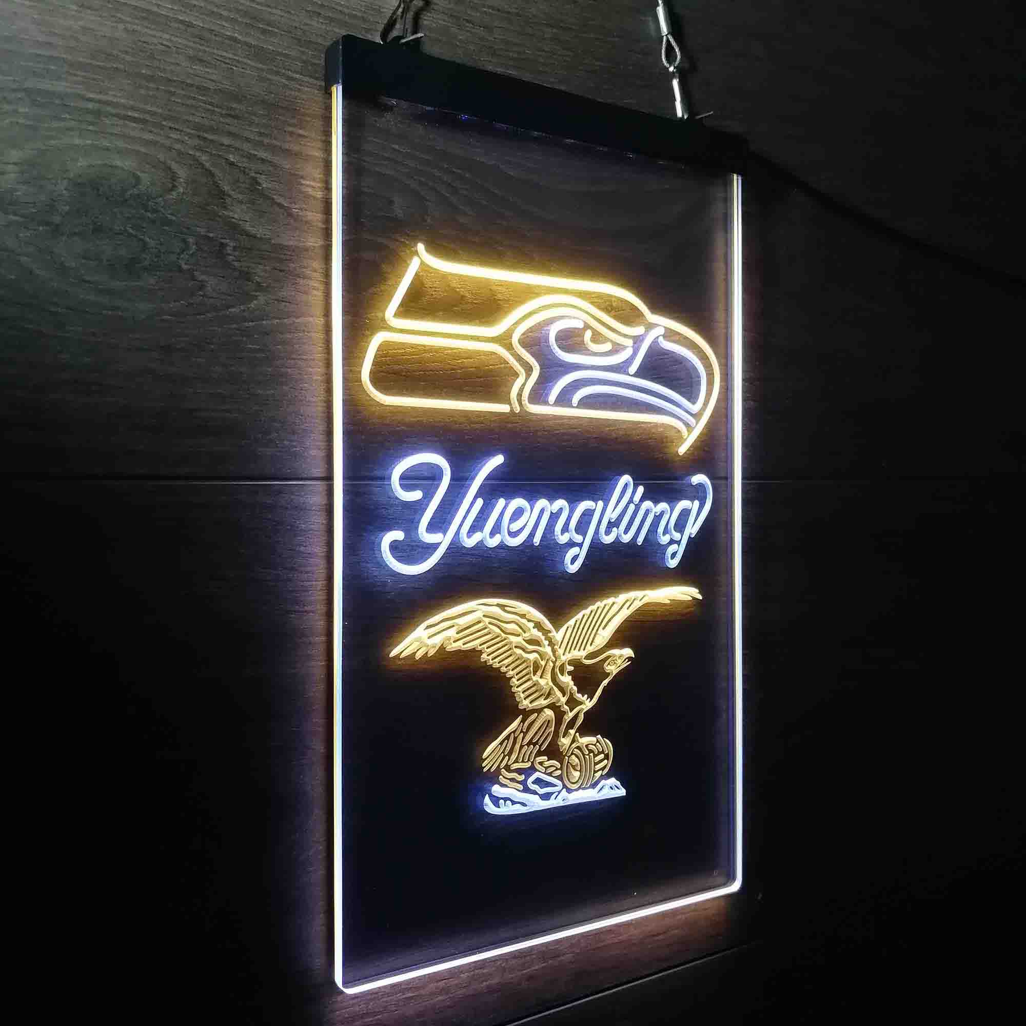 Yuengling Bar Seattle Seahawks Est. 1976 Neon-Like LED Light Sign