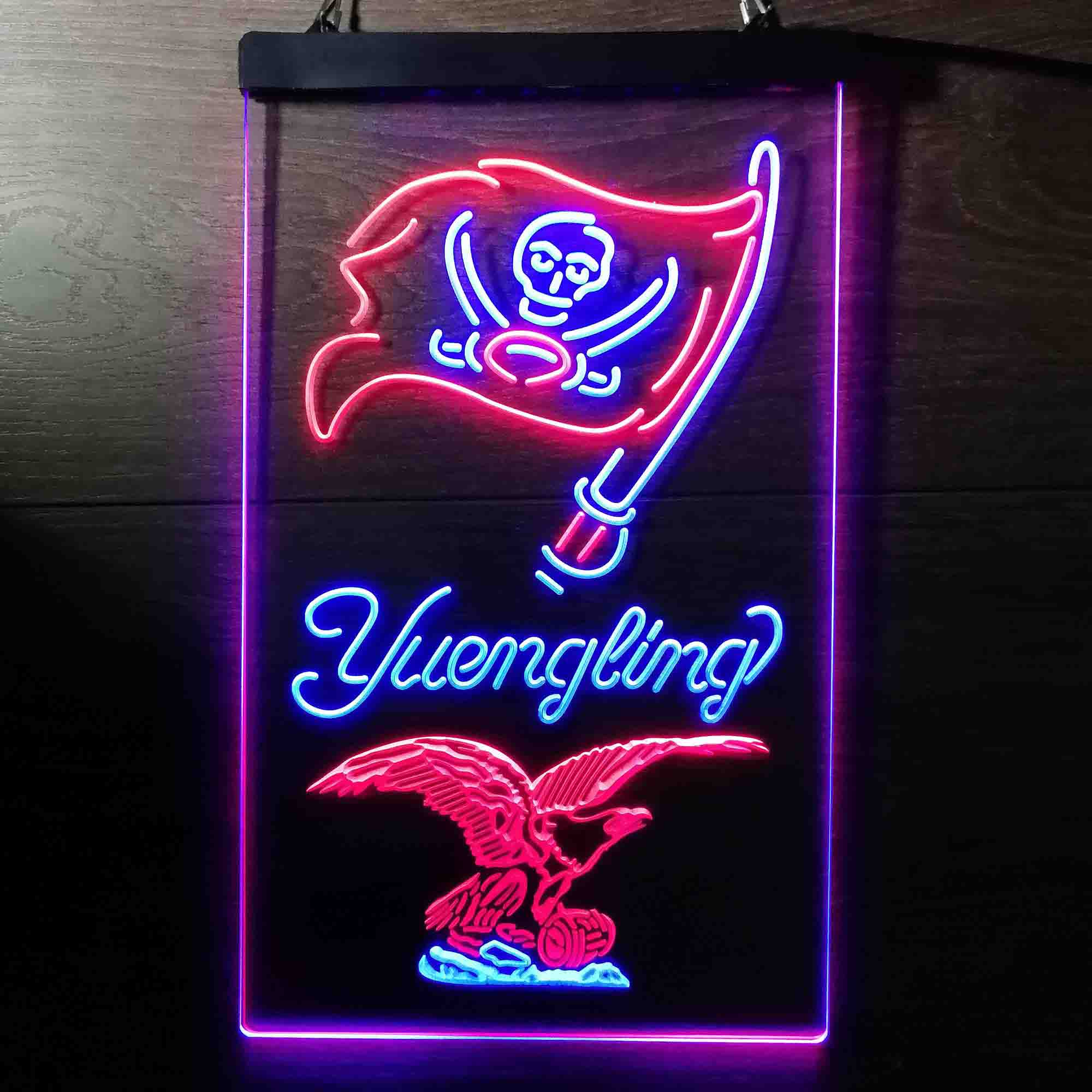 Yuengling Bar Tampa Bay Buccaneers Est. 1976 Neon-Like Led Light Sign