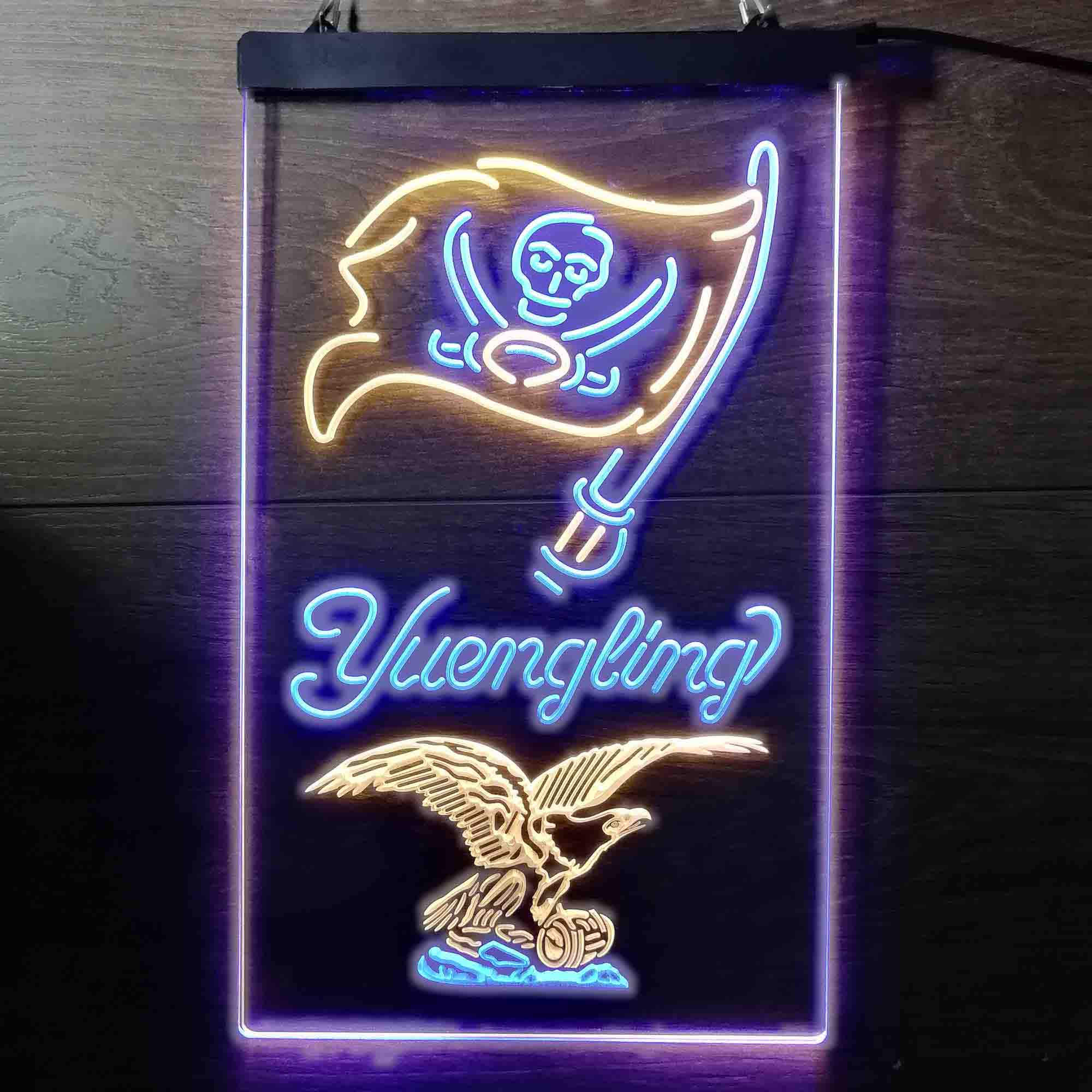 Yuengling Bar Tampa Bay Buccaneers Est. 1976 Neon-Like Led Light Sign