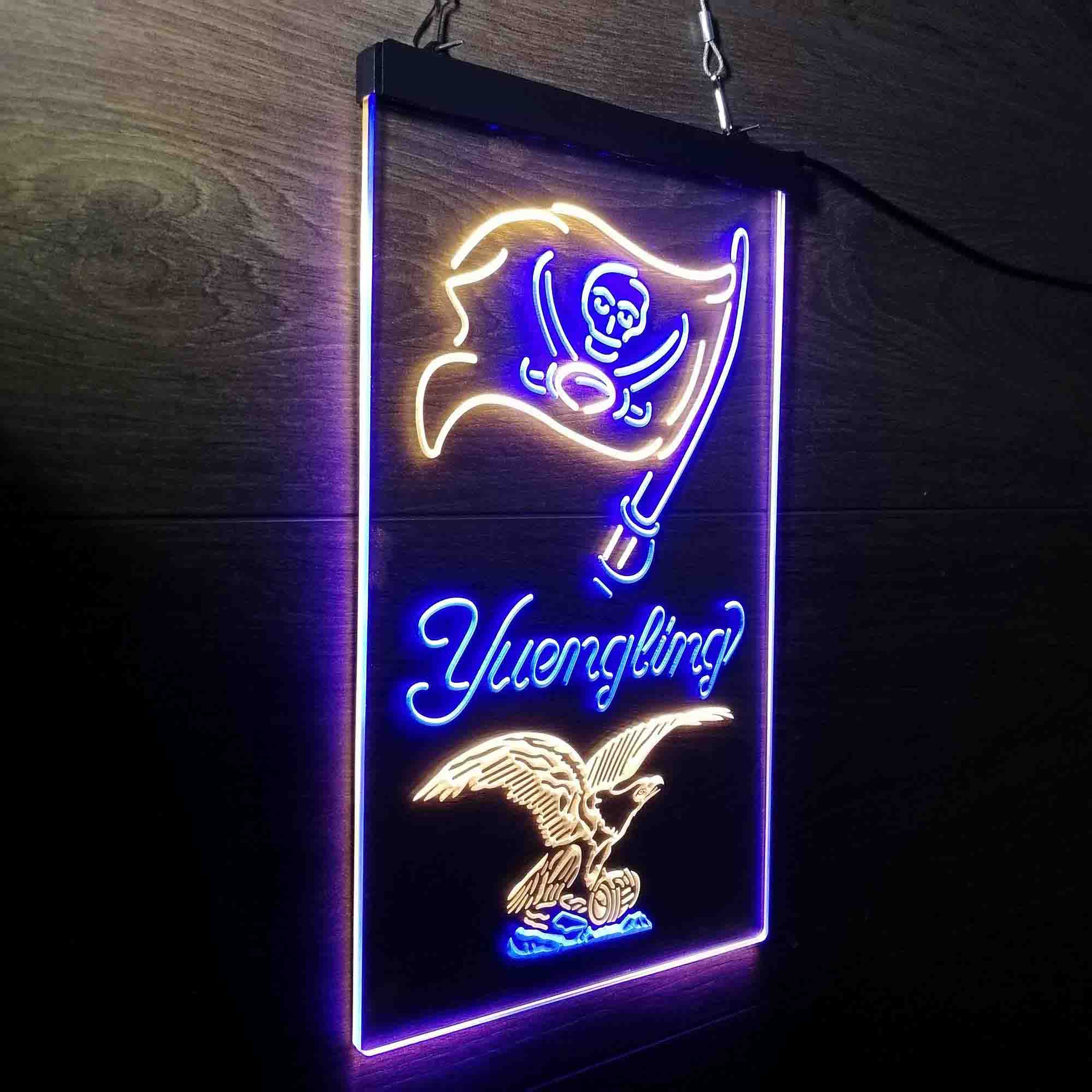 Yuengling Bar Tampa Bay Buccaneers Est. 1976 Neon-Like Led Light Sign