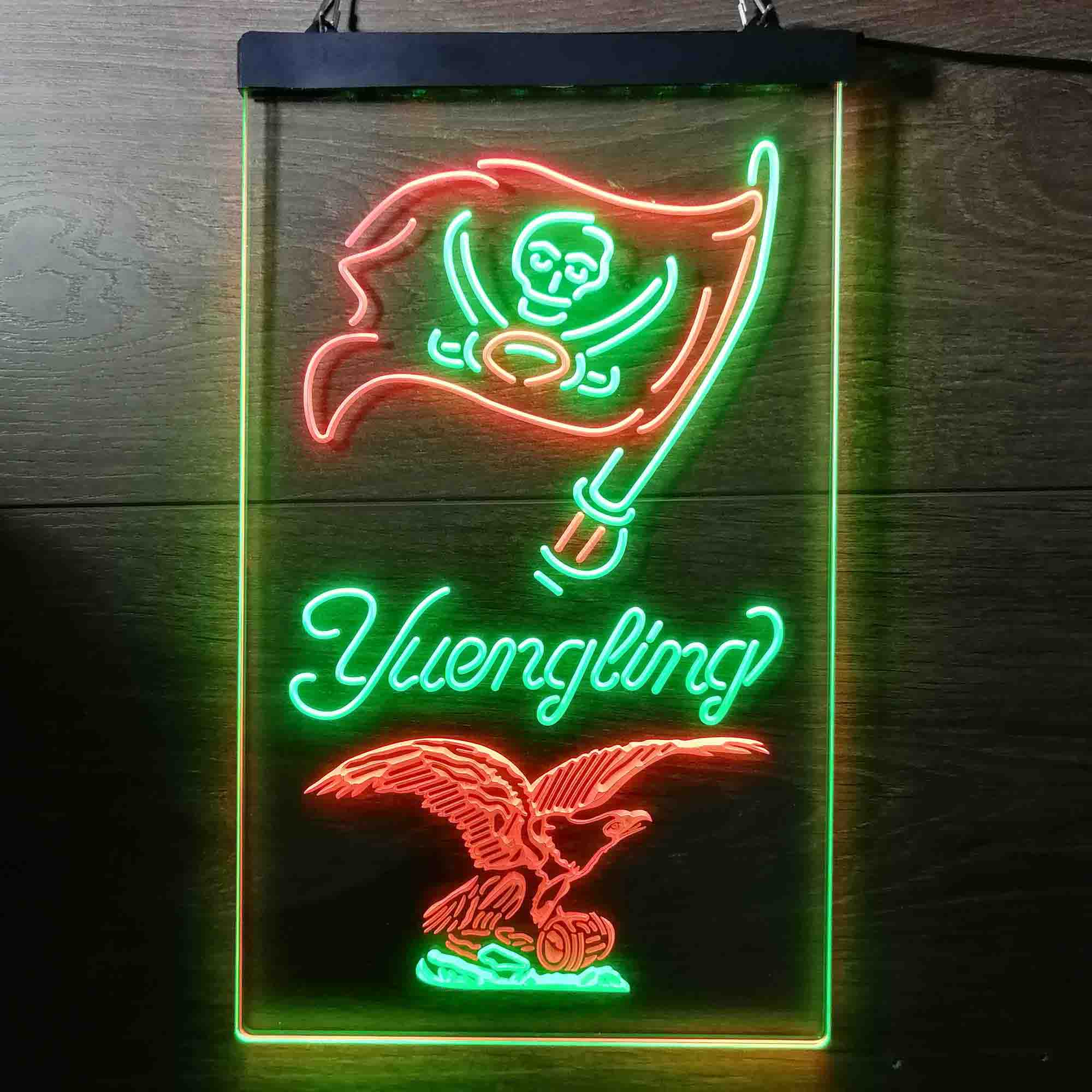 Yuengling Bar Tampa Bay Buccaneers Est. 1976 Neon-Like LED Sign