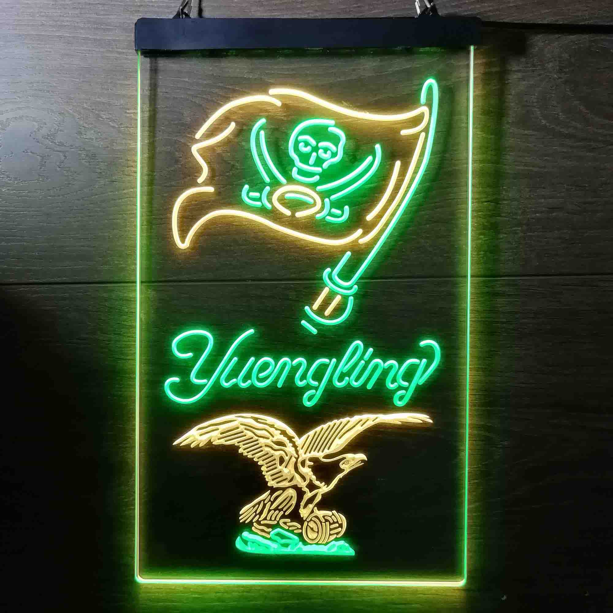 Yuengling Bar Tampa Bay Buccaneers Est. 1976 Neon-Like Led Light Sign