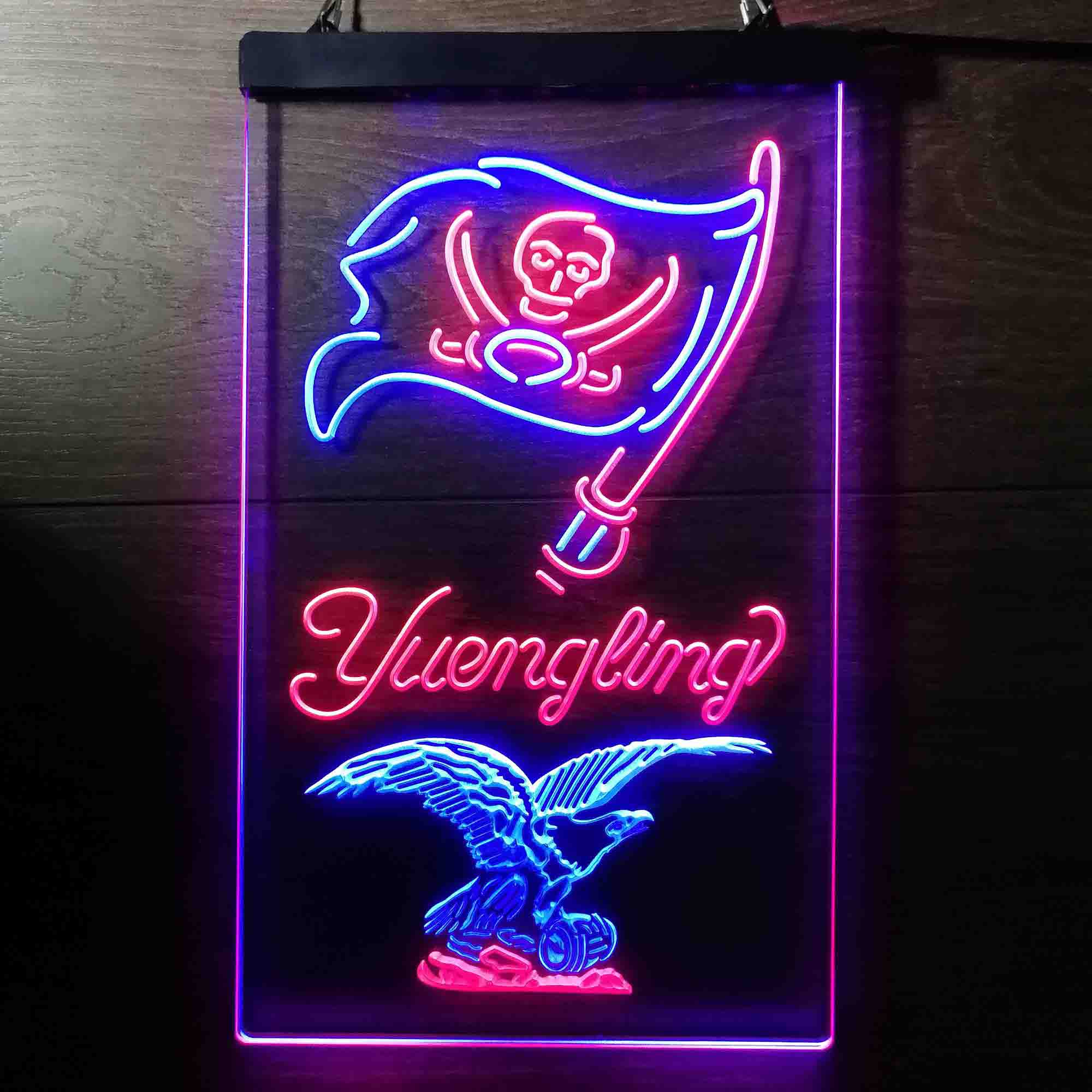 Yuengling Bar Tampa Bay Buccaneers Est. 1976 Neon-Like Led Light Sign