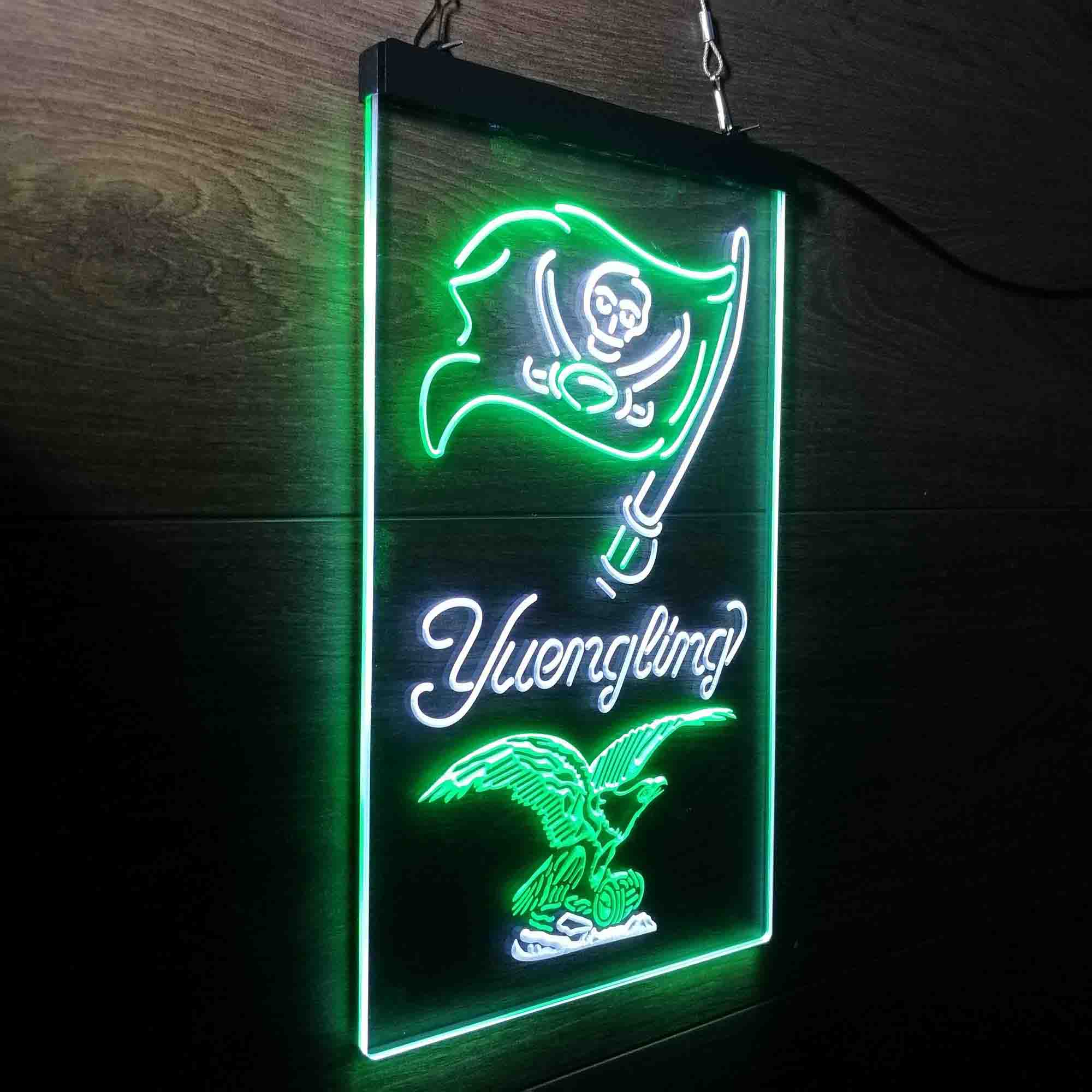 Yuengling Bar Tampa Bay Buccaneers Est. 1976 Neon-Like Led Light Sign