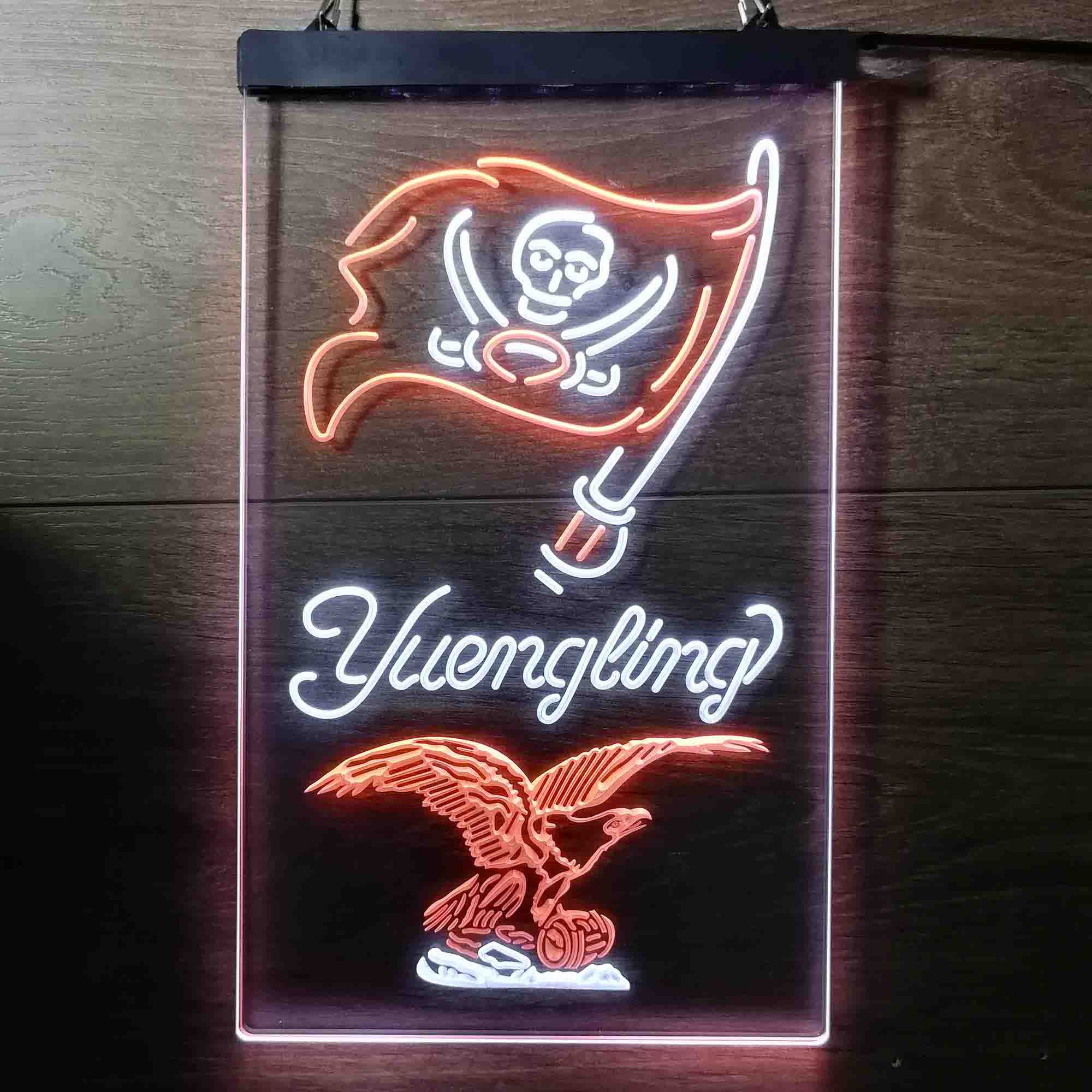 Yuengling Bar Tampa Bay Buccaneers Est. 1976 Neon-Like Led Light Sign