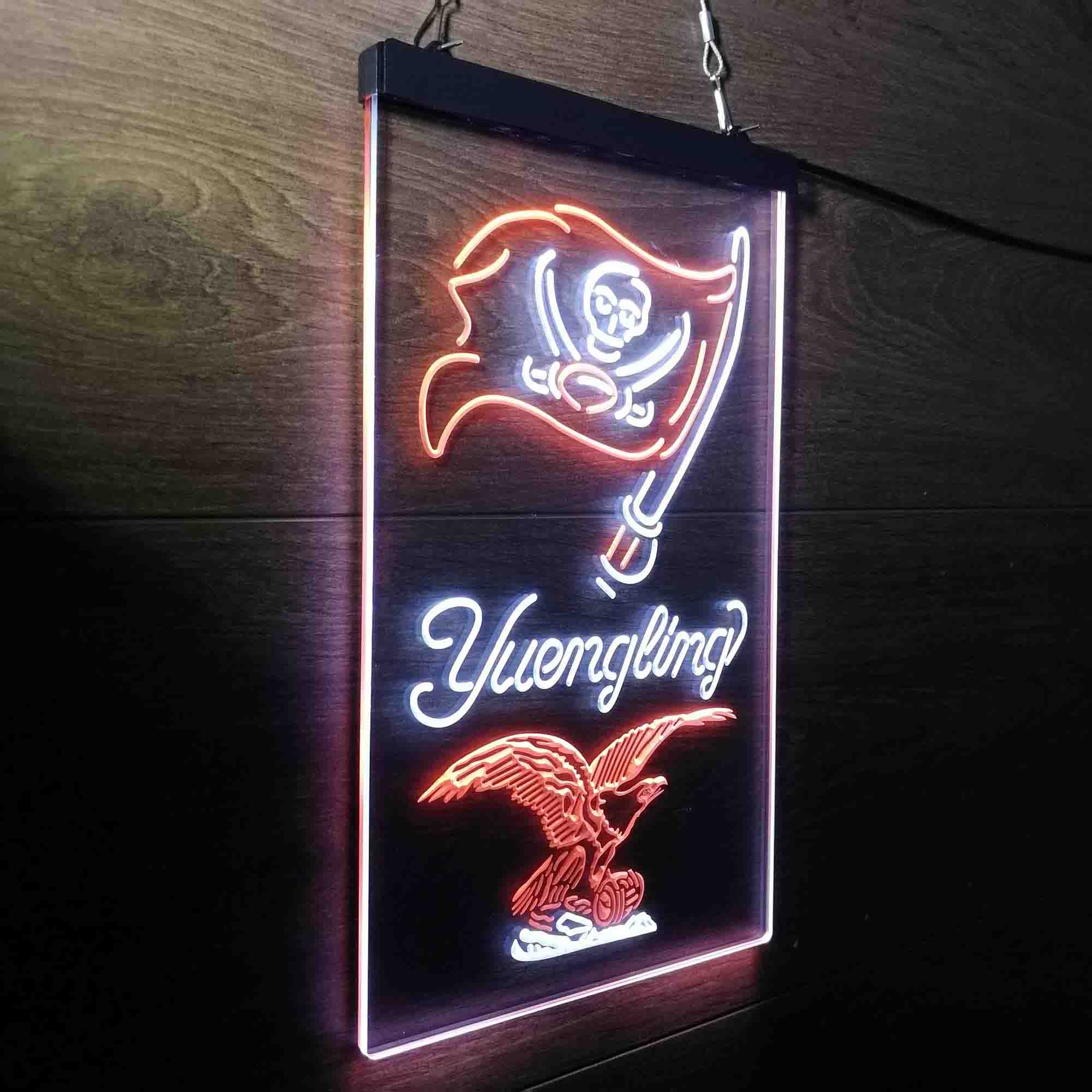 Yuengling Bar Tampa Bay Buccaneers Est. 1976 Neon-Like Led Light Sign