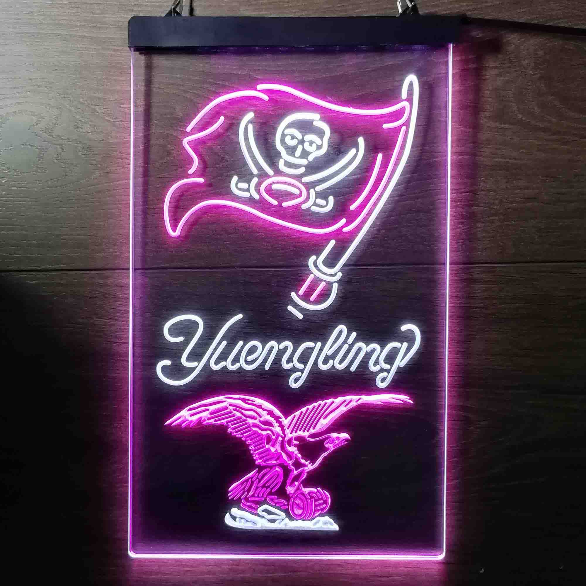 Yuengling Bar Tampa Bay Buccaneers Est. 1976 Neon-Like Led Light Sign