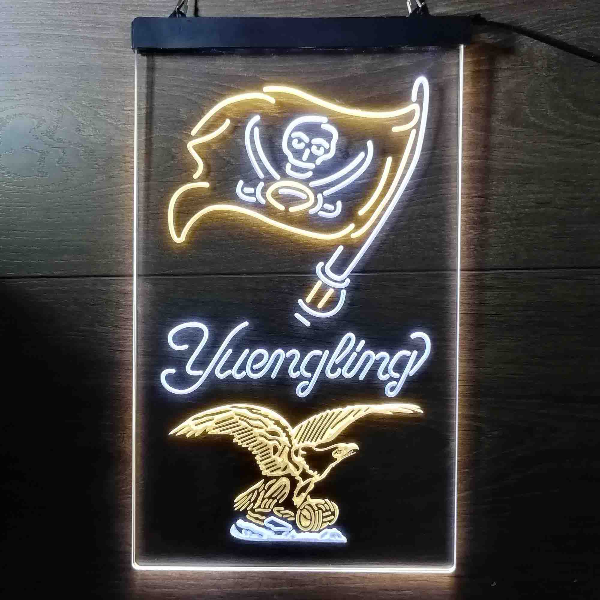 Yuengling Bar Tampa Bay Buccaneers Est. 1976 Neon-Like Led Light Sign