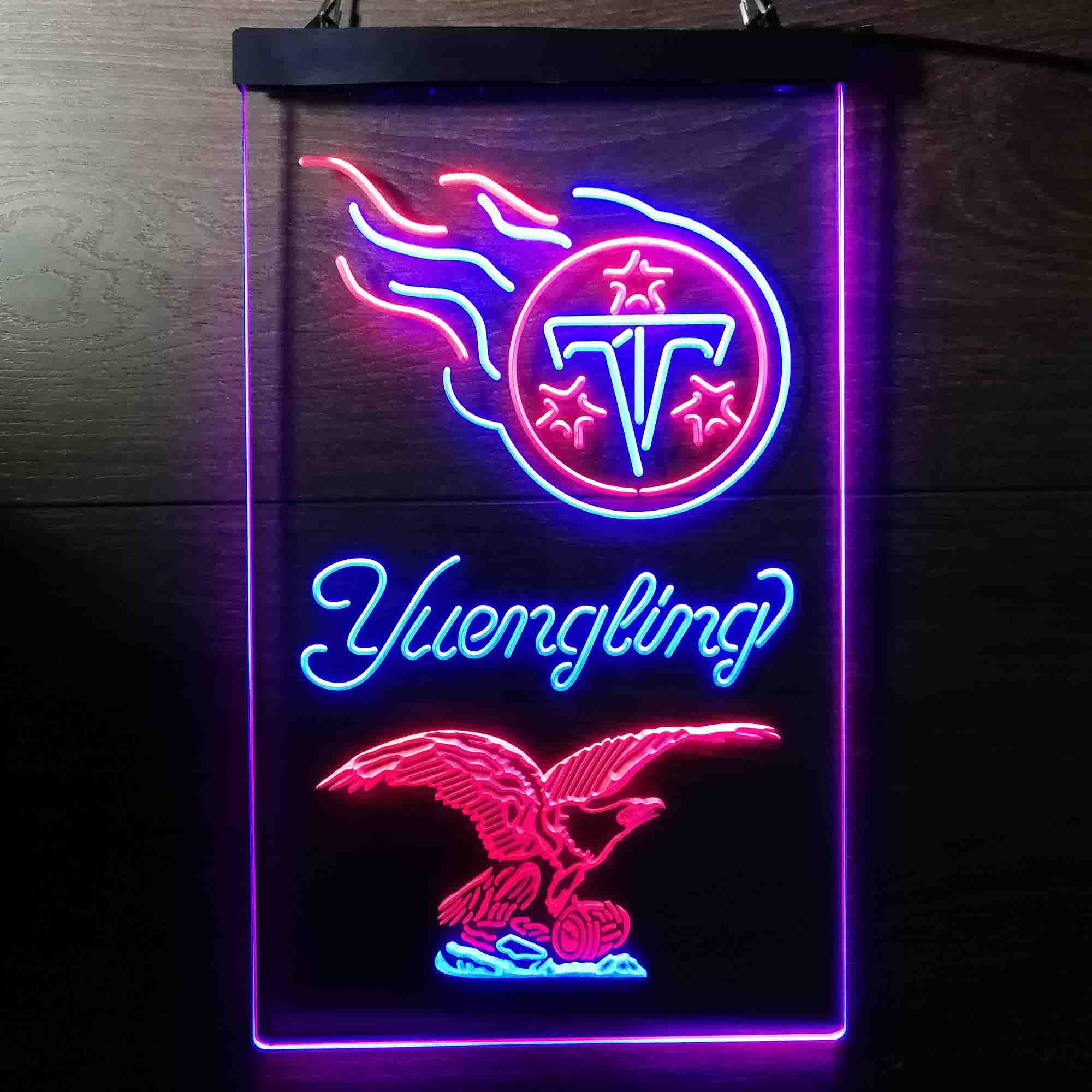 Yuengling Bar Tennessee Titans Est. 1960 Neon-Like Led Light Sign