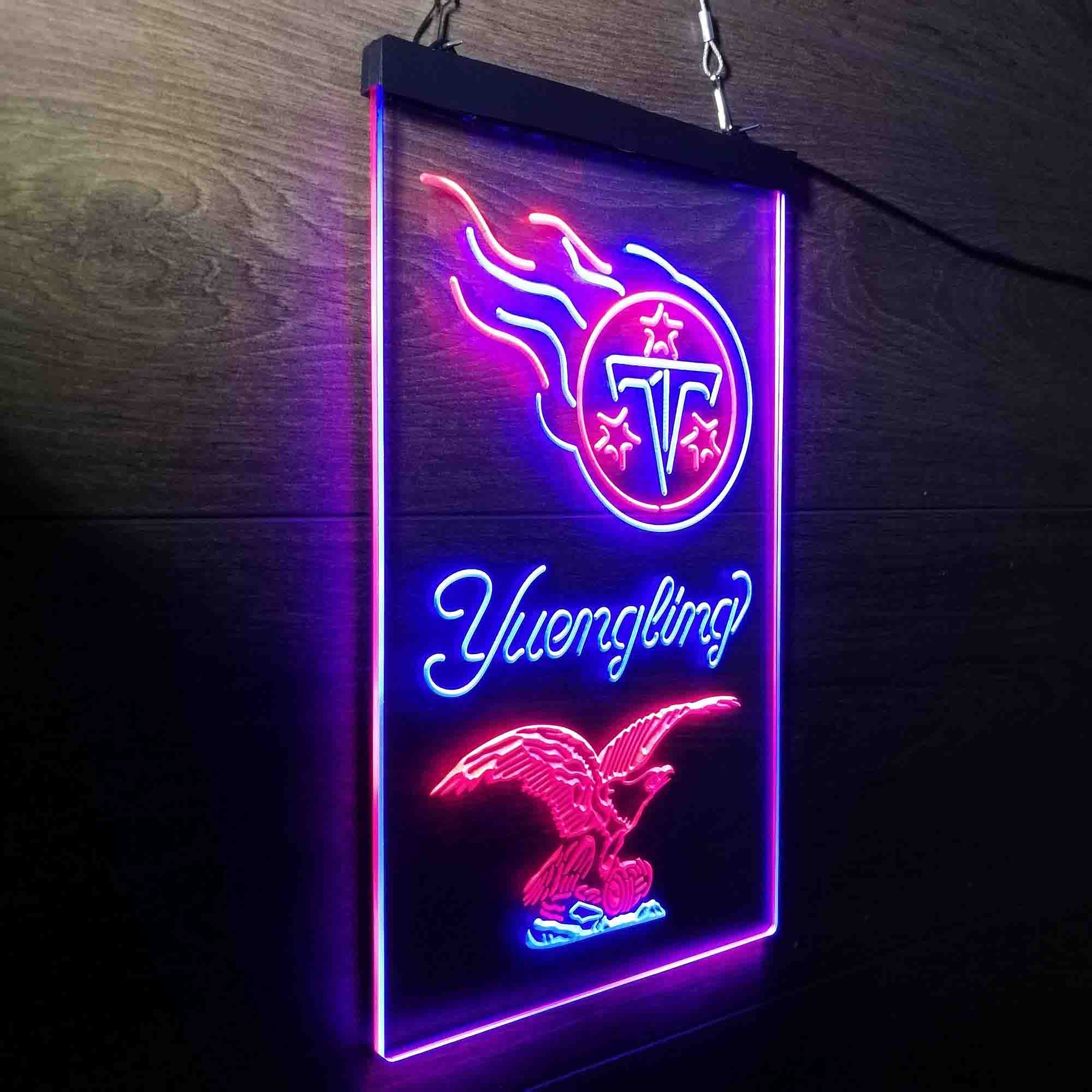 Yuengling Bar Tennessee Titans Est. 1960 Neon-Like Led Light Sign