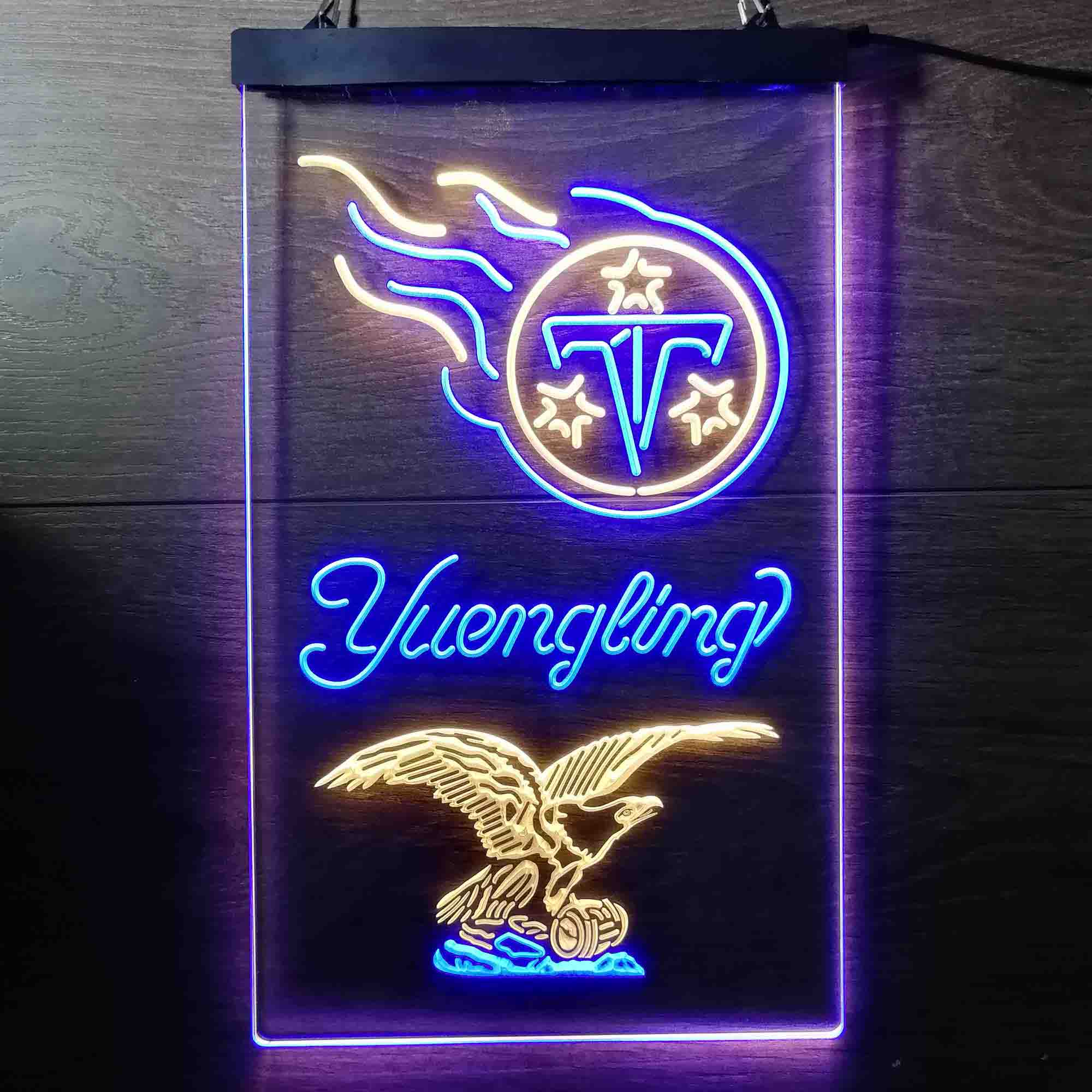 Yuengling Bar Tennessee Titans Est. 1960 Neon-Like LED Sign