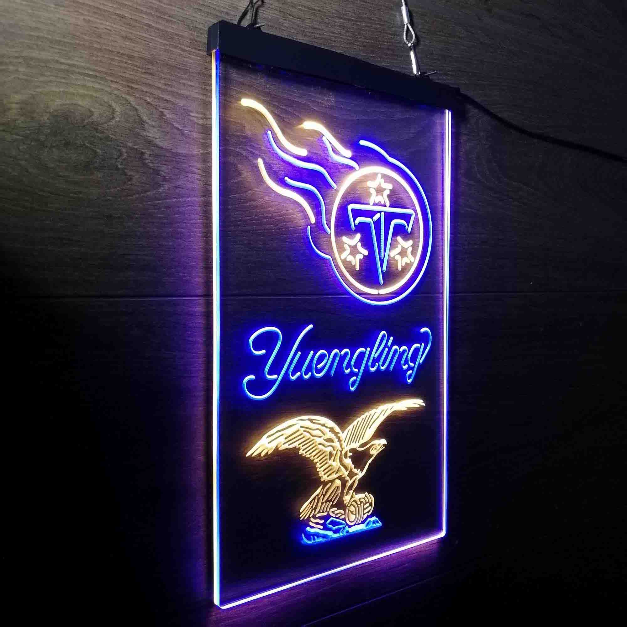 Yuengling Bar Tennessee Titans Est. 1960 Neon-Like Led Light Sign