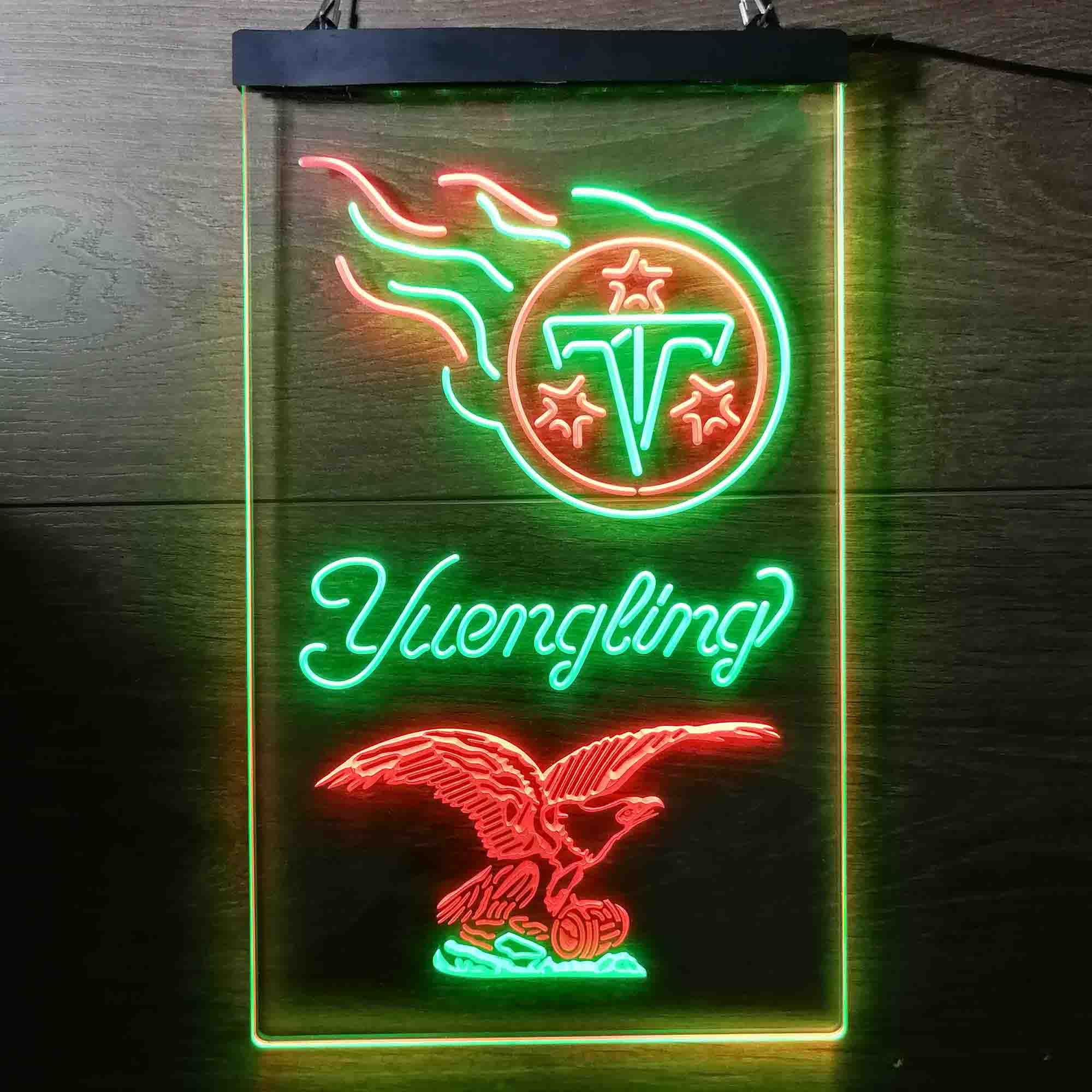 Yuengling Bar Tennessee Titans Est. 1960 Neon-Like Led Light Sign