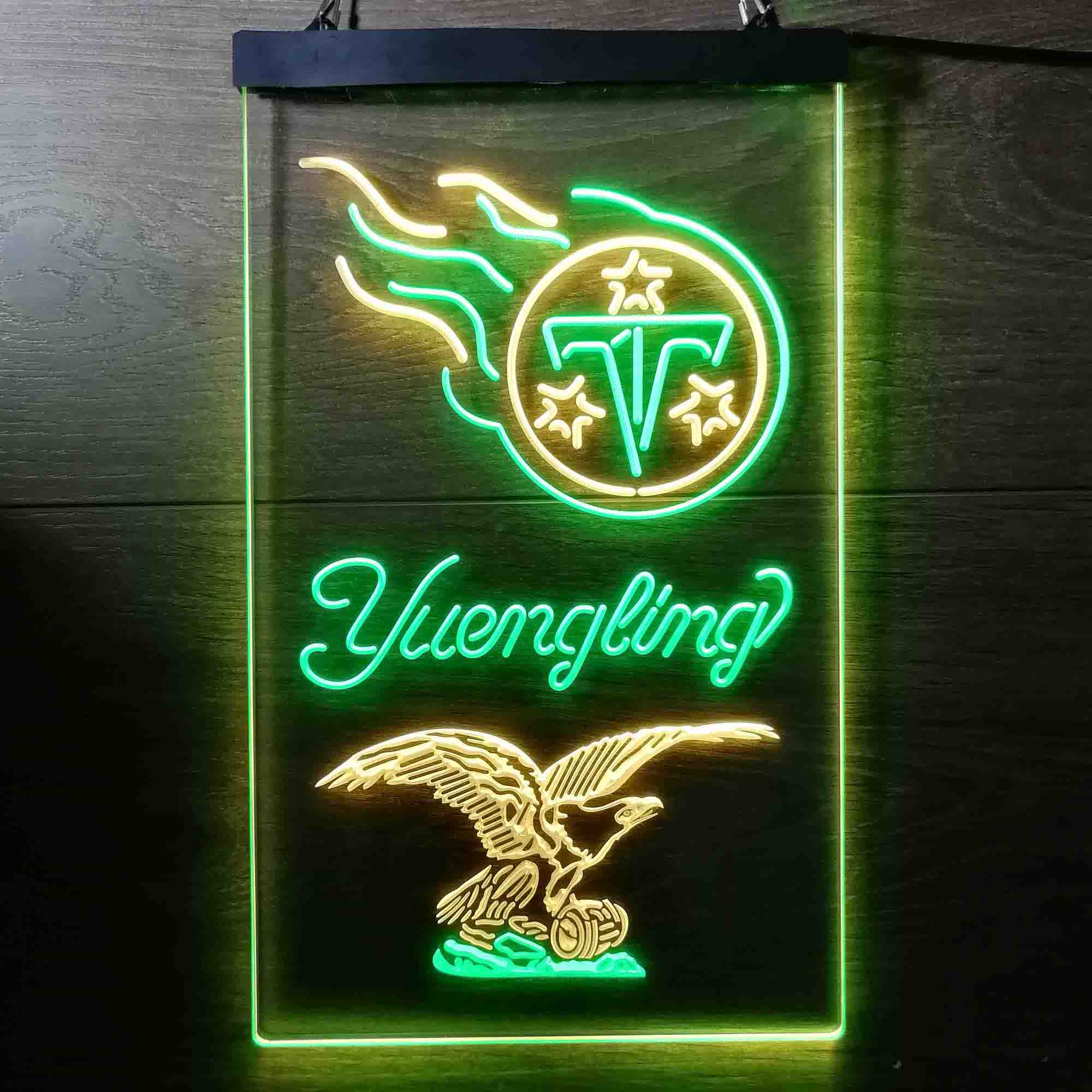 Yuengling Bar Tennessee Titans Est. 1960 Neon-Like Led Light Sign