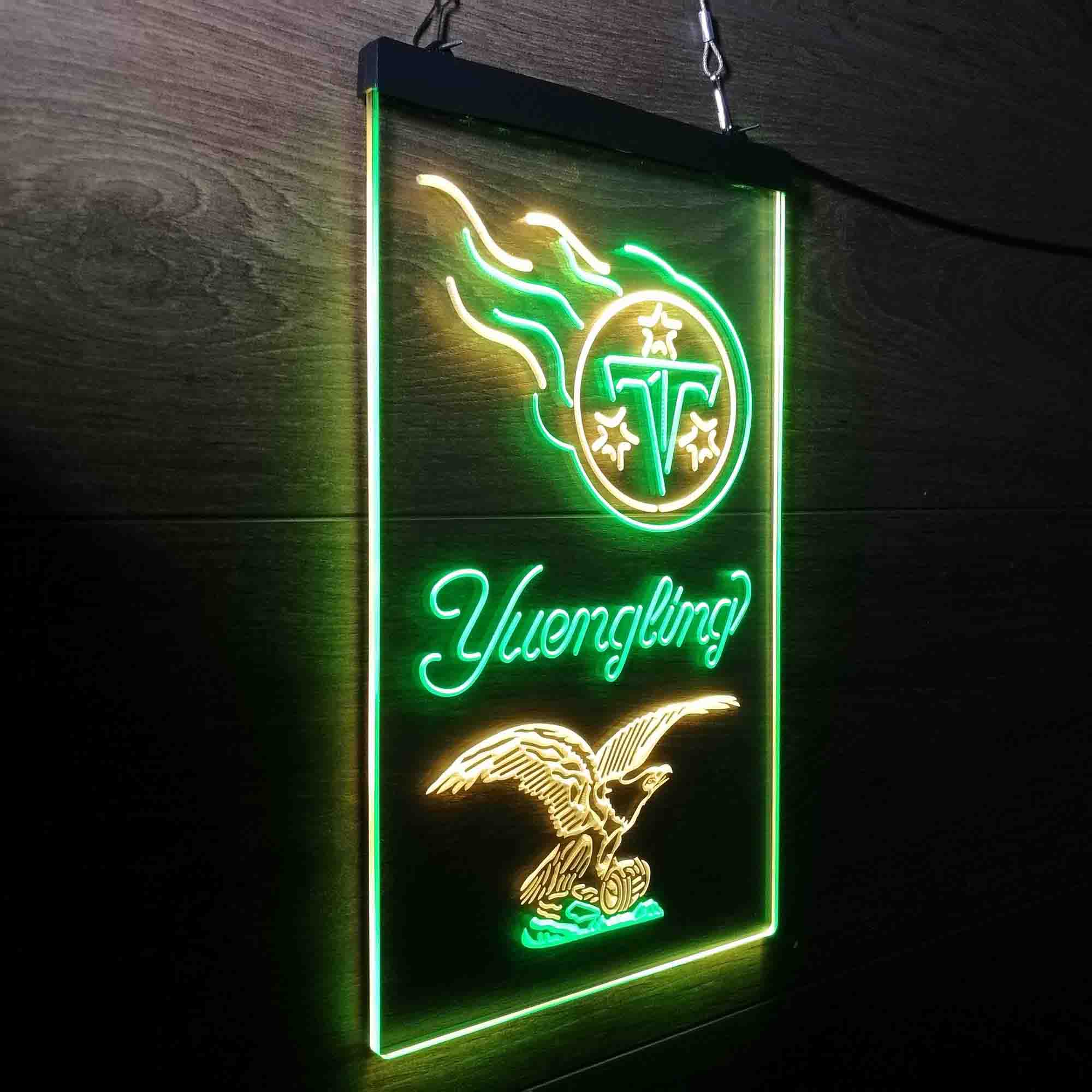 Yuengling Bar Tennessee Titans Est. 1960 Neon-Like Led Light Sign