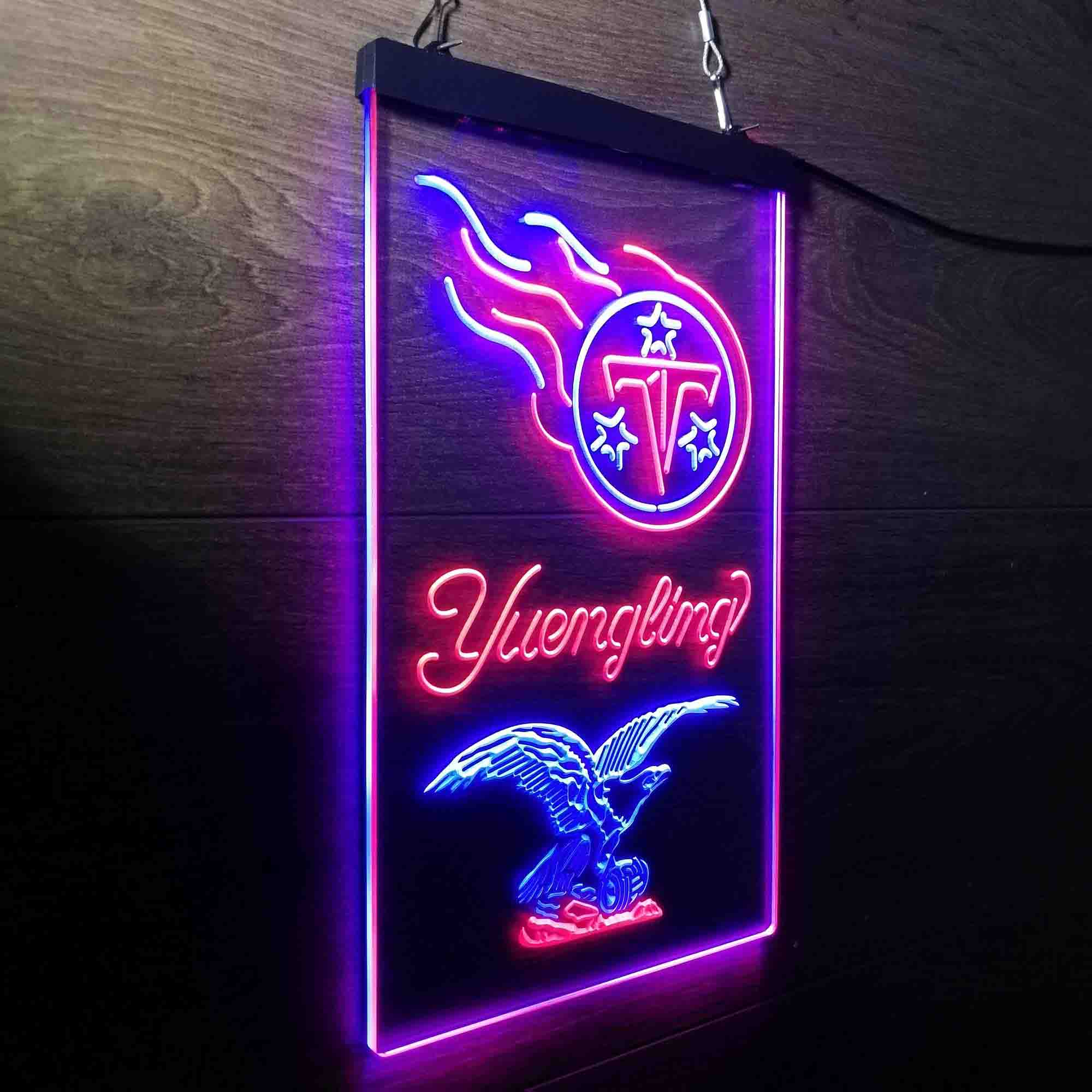 Yuengling Bar Tennessee Titans Est. 1960 Neon-Like Led Light Sign