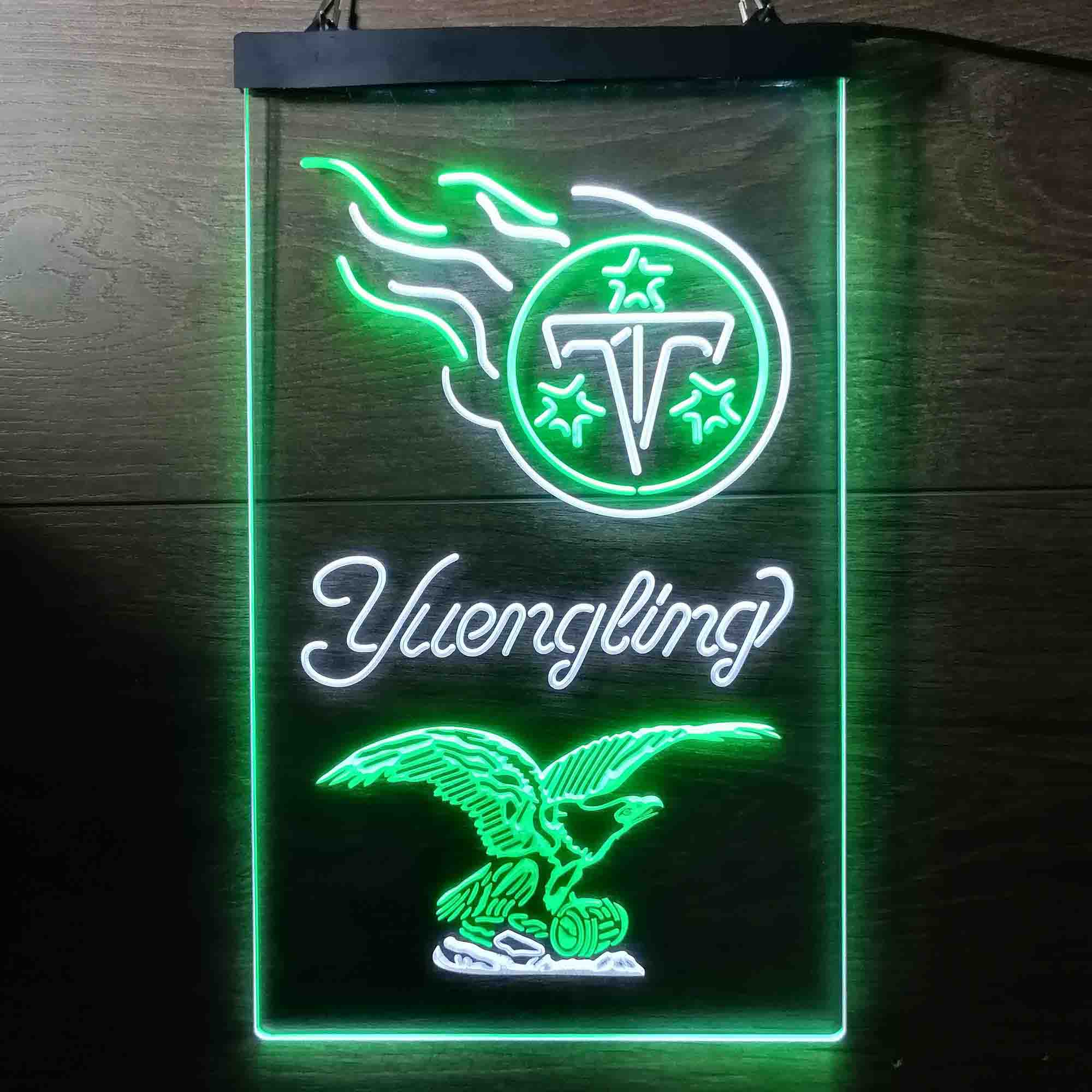 Yuengling Bar Tennessee Titans Est. 1960 Neon-Like Led Light Sign