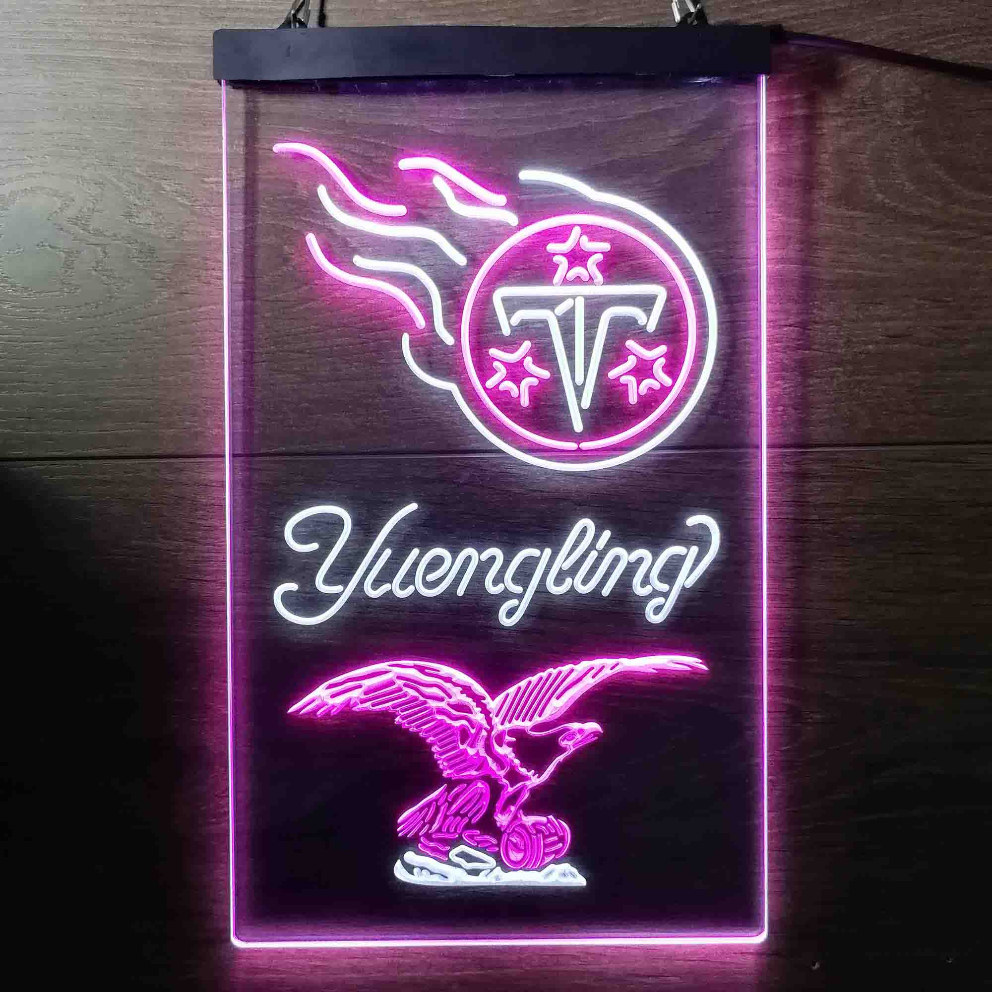 Yuengling Bar Tennessee Titans Est. 1960 Neon-Like Led Light Sign