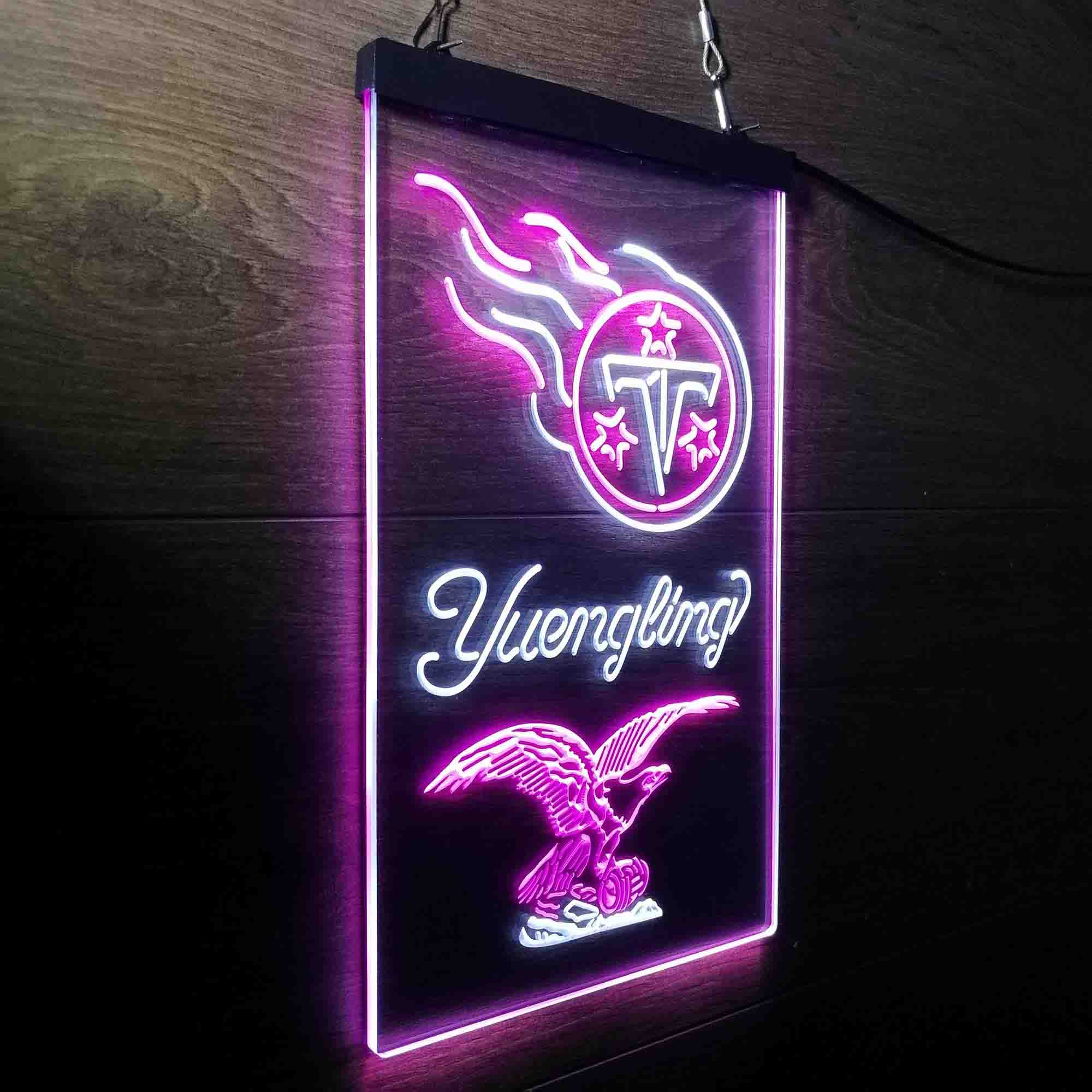 Yuengling Bar Tennessee Titans Est. 1960 Neon-Like Led Light Sign