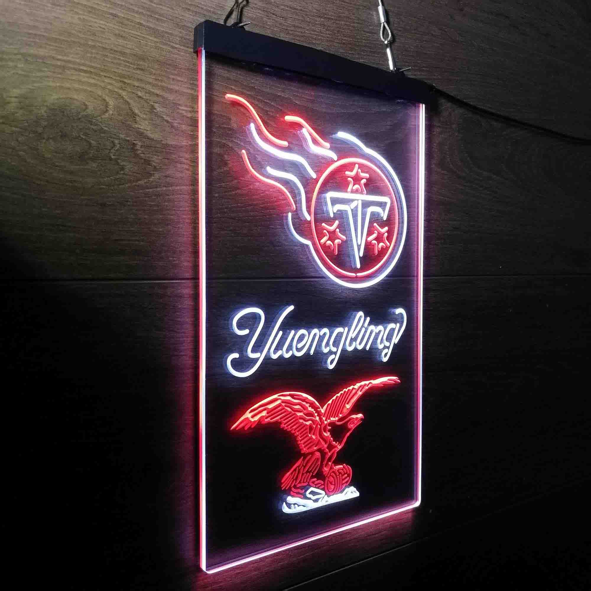 Yuengling Bar Tennessee Titans Est. 1960 Neon-Like Led Light Sign