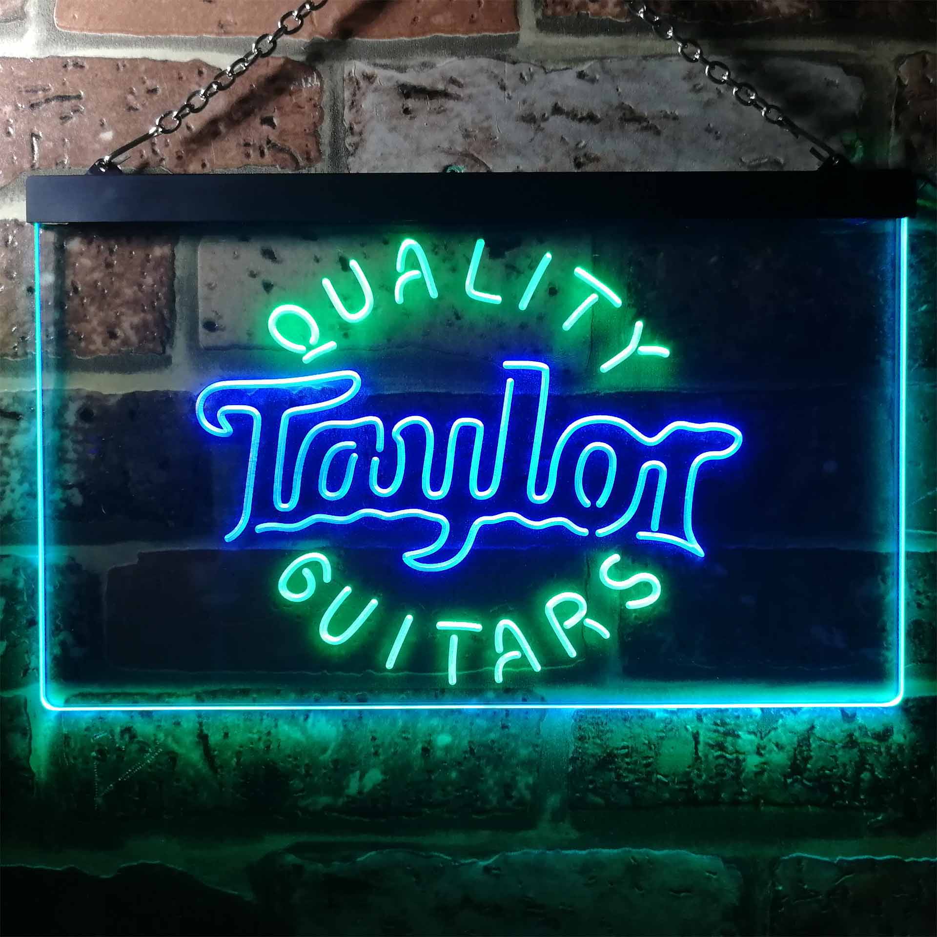 Taylor Guitar Music Dual Color LED Light Sign ProLedSign