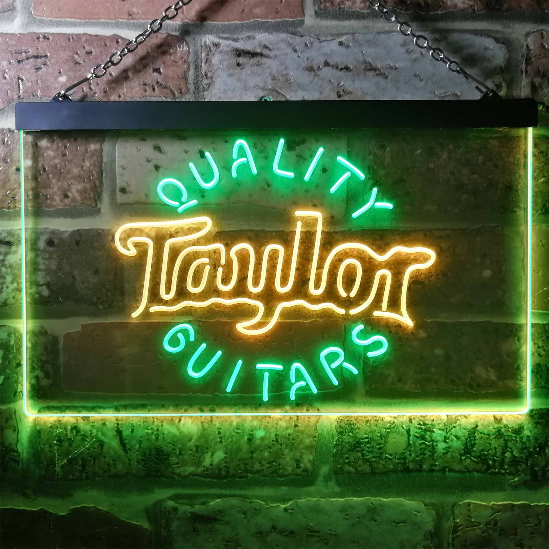 Taylor Guitar Music Dual Color LED Light Sign ProLedSign