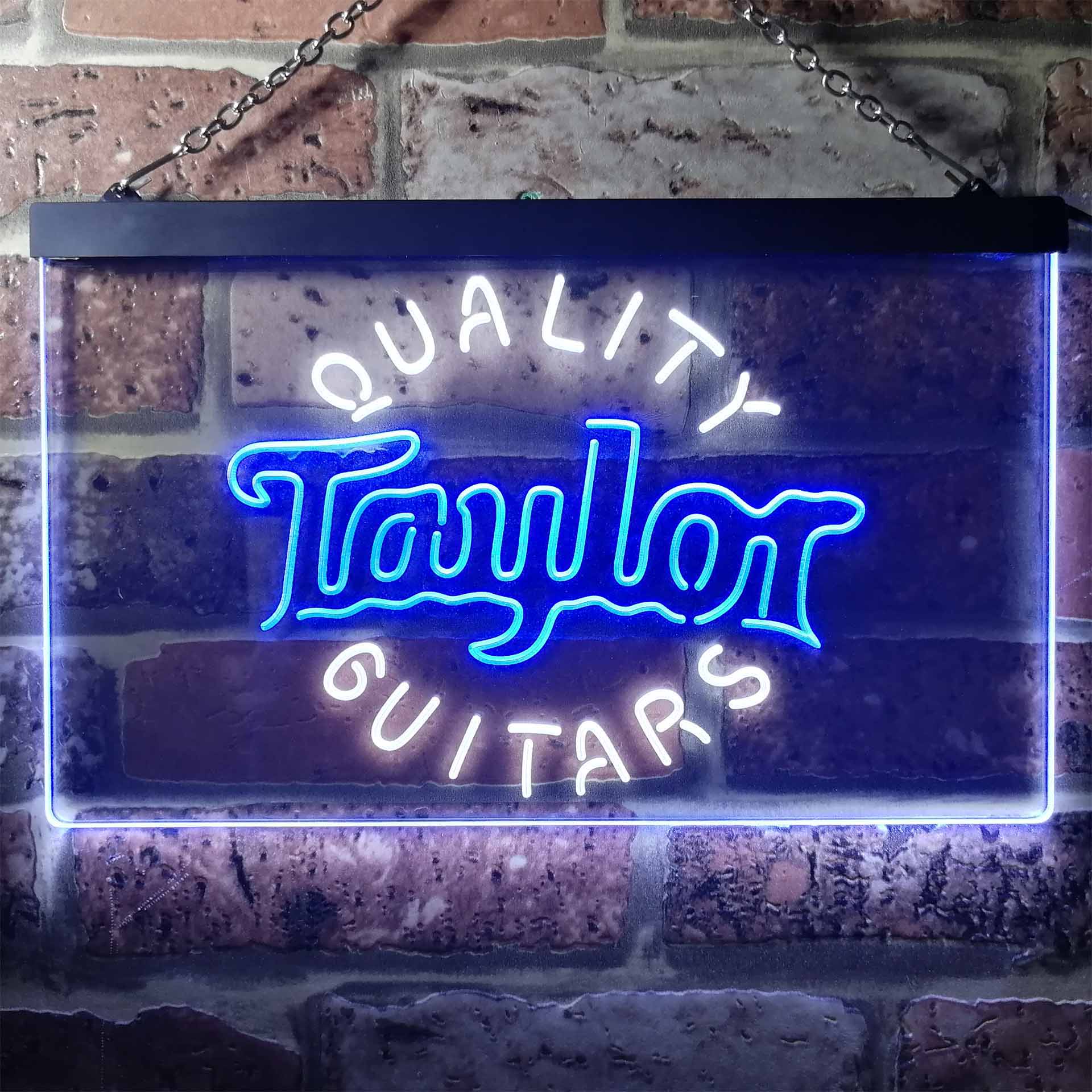 Taylor Guitar Music Dual Color LED Light Sign ProLedSign