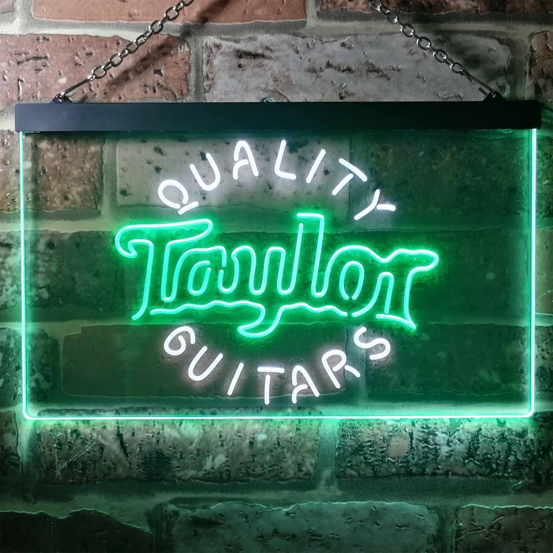 Taylor Guitar Music Dual Color LED Light Sign ProLedSign